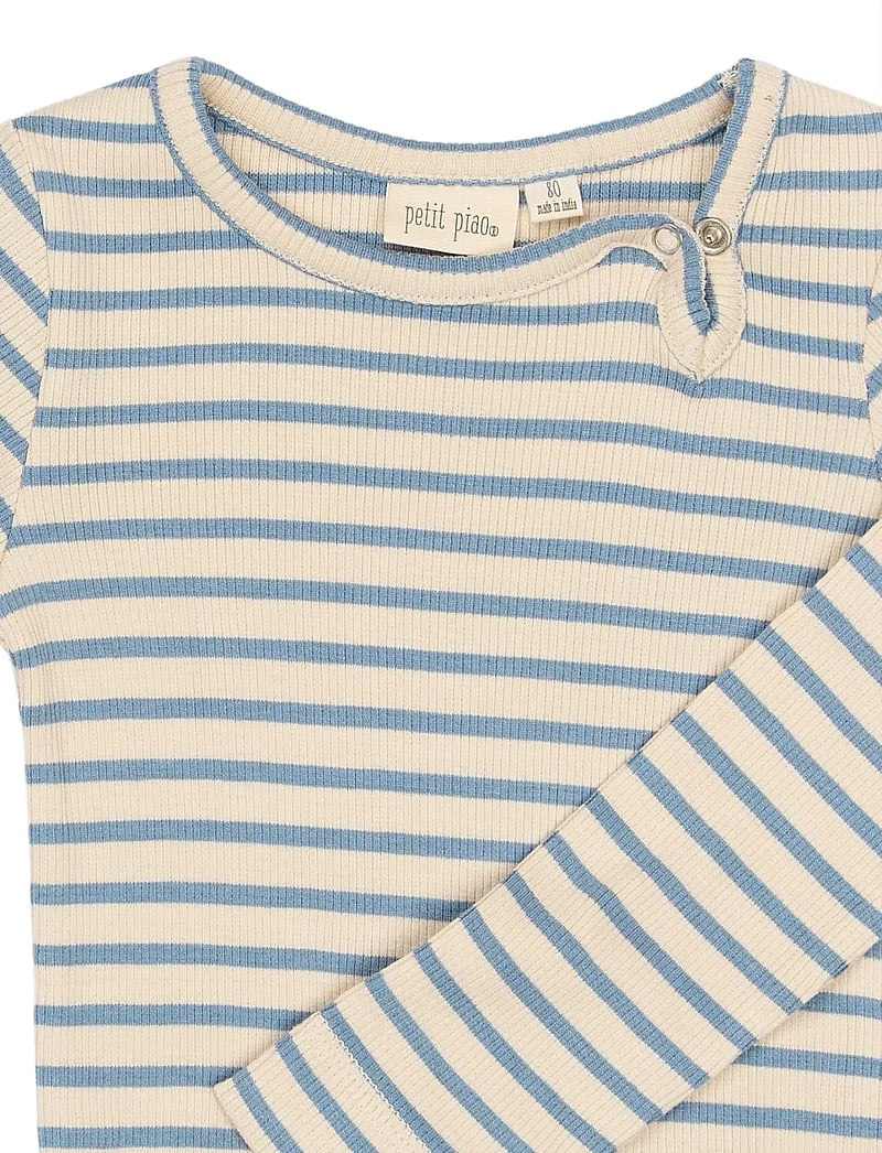 Petit Piao - PPSky L_S Body - langärmelige bodys - infinity striped - 2