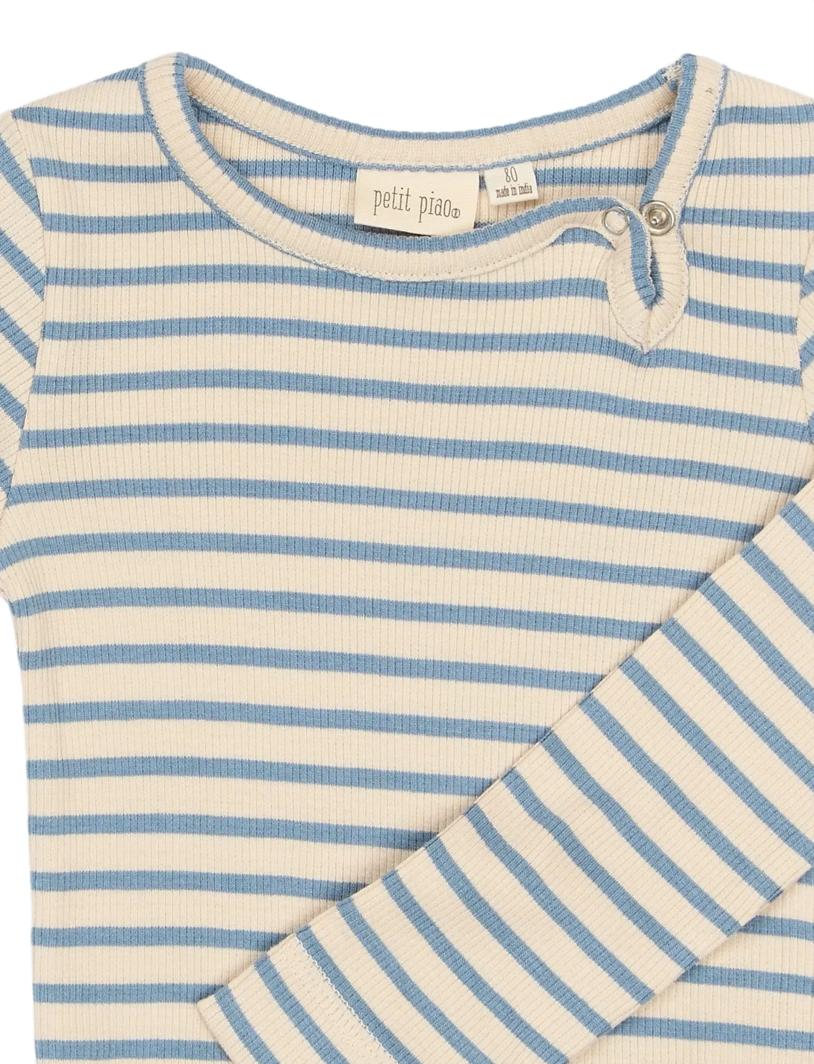 Petit Piao - PPSky L_S Body - pikkade varrukatega bodid - infinity striped - 2