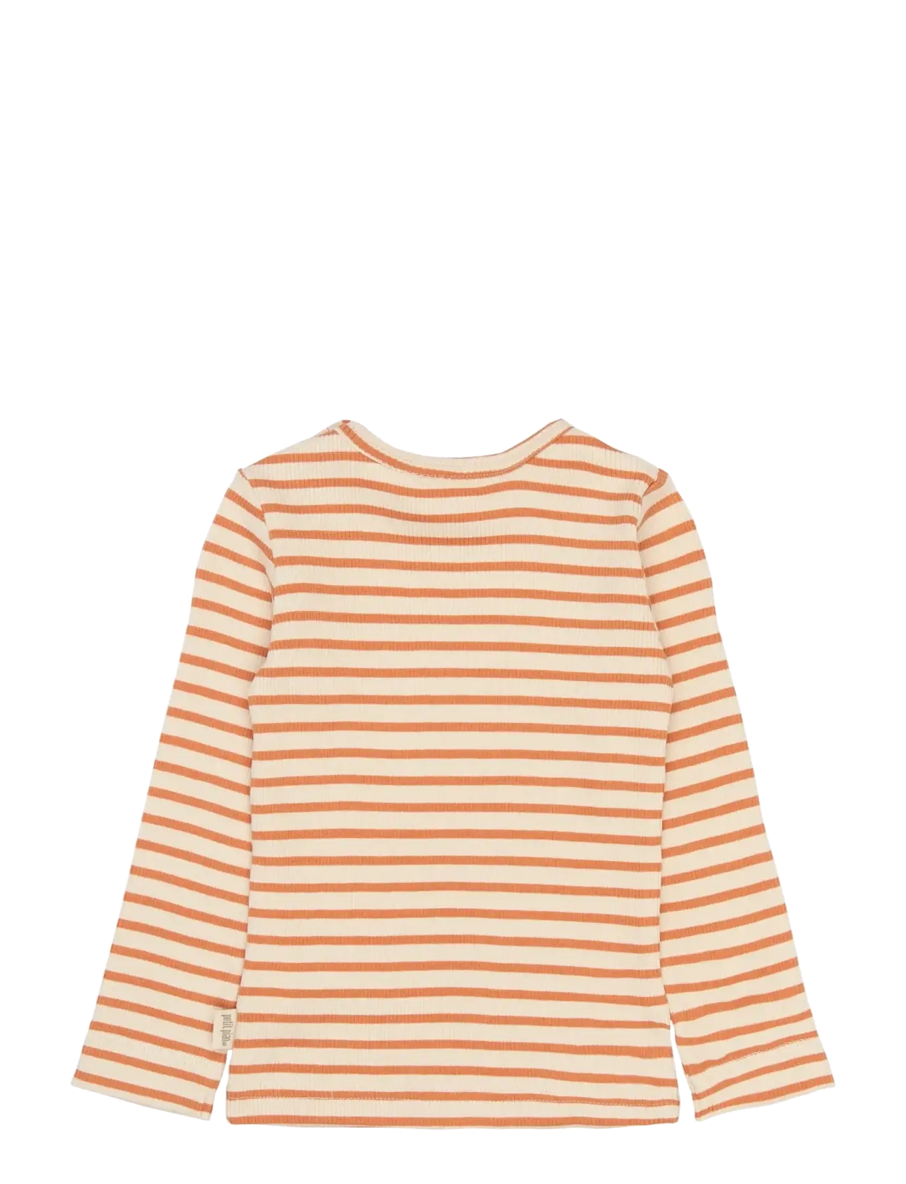 Petit Piao - PPSky L_S Tee - pikkade varrukatega t-särgid - coral gold striped - 1