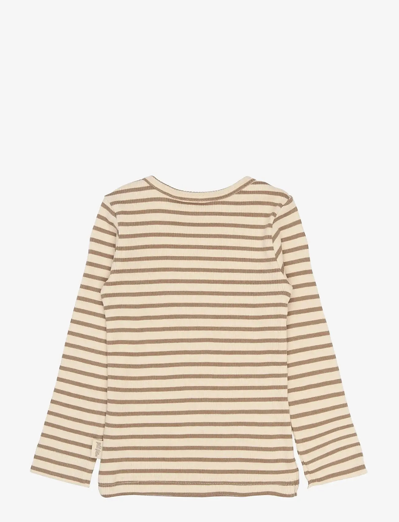 Petit Piao - PPSky L_S Tee - langärmelig - ginger snap striped - 1