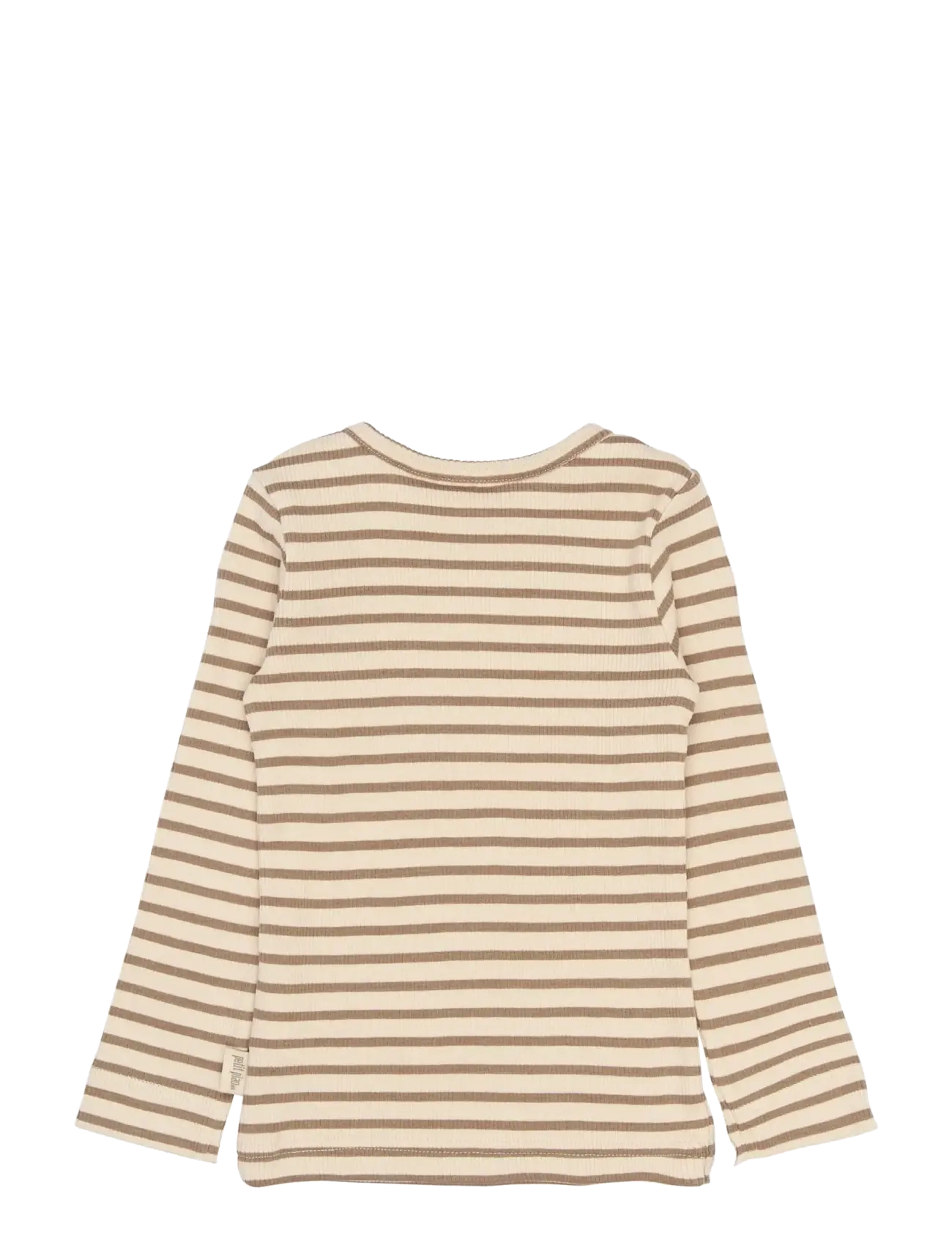 Petit Piao - PPSky L_S Tee - langerma bolir - ginger snap striped - 1
