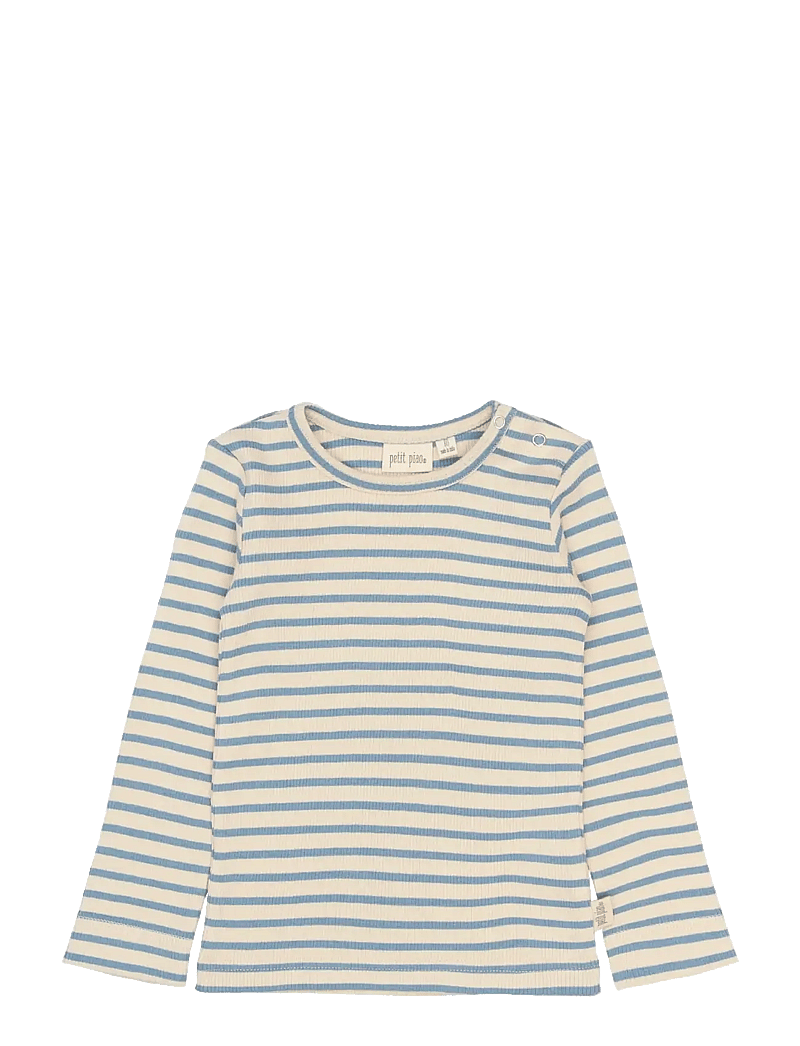 Petit Piao - PPSky L_S Tee - langærmede t-shirts - infinity striped - 0