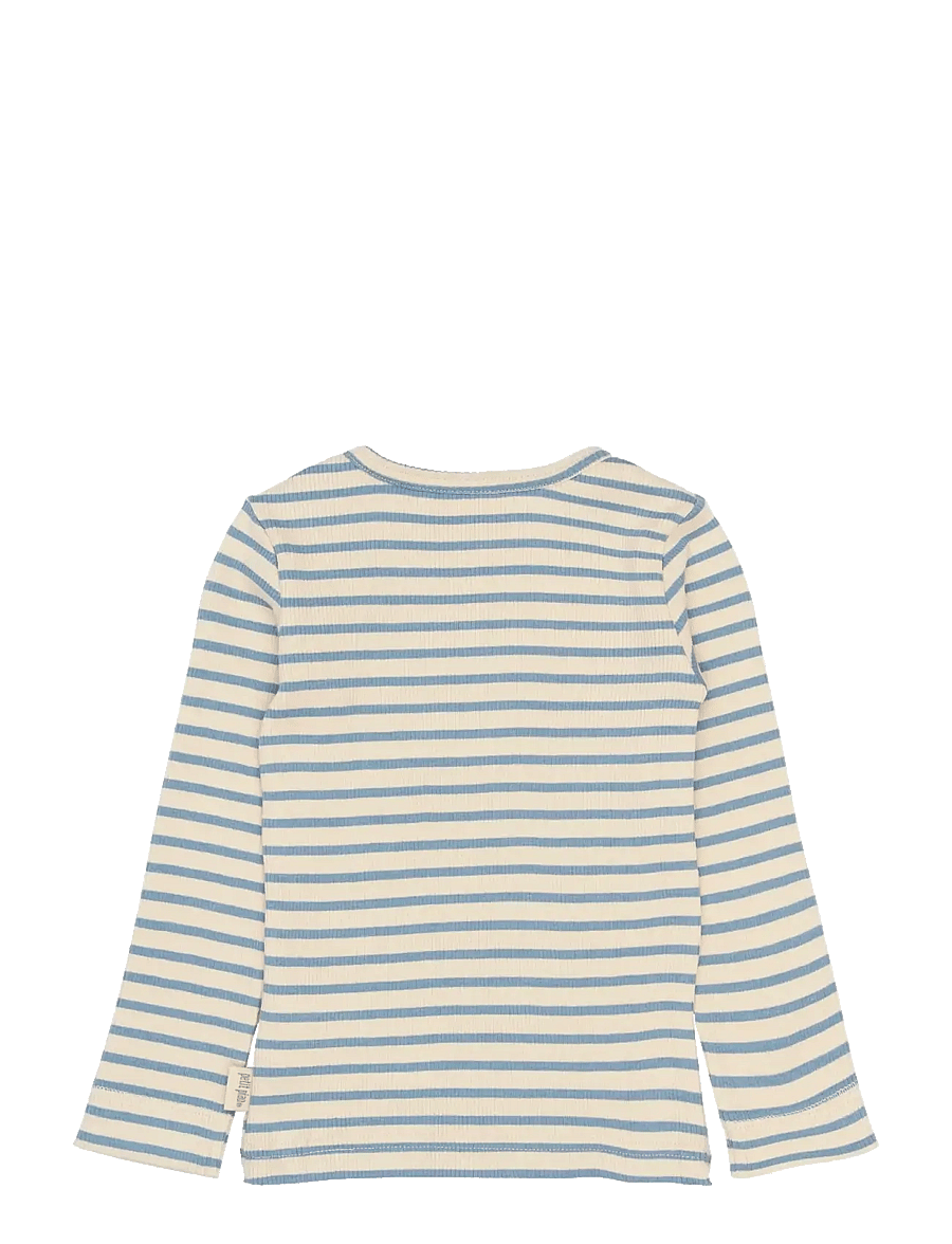 Petit Piao - PPSky L_S Tee - langærmede t-shirts - infinity striped - 1