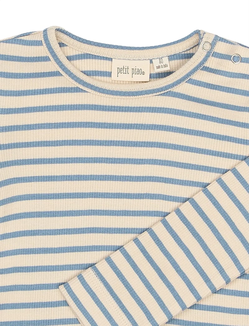 Petit Piao - PPSky L_S Tee - langærmede t-shirts - infinity striped - 2