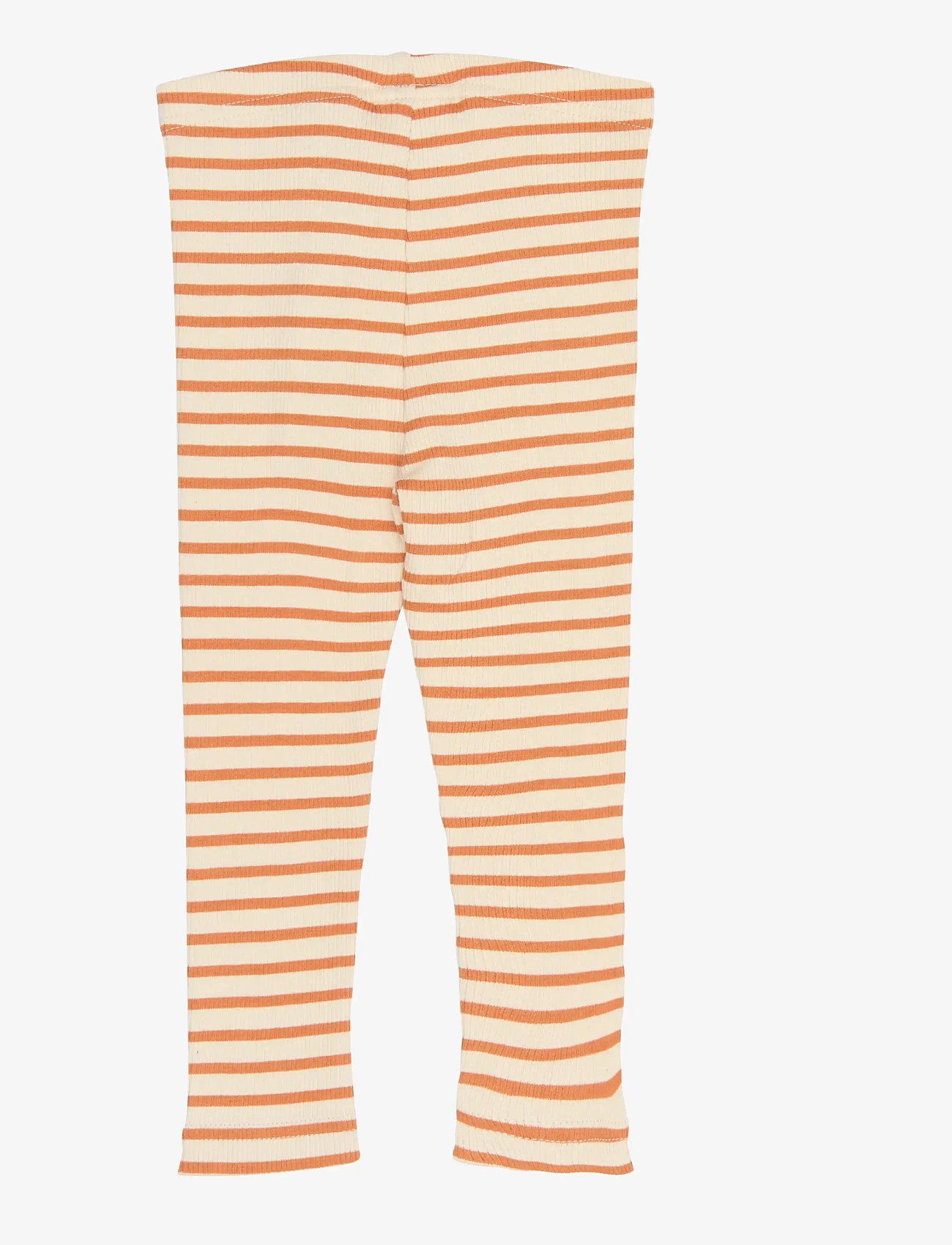 Petit Piao - PPSky Leggings - leggings - coral gold striped - 1