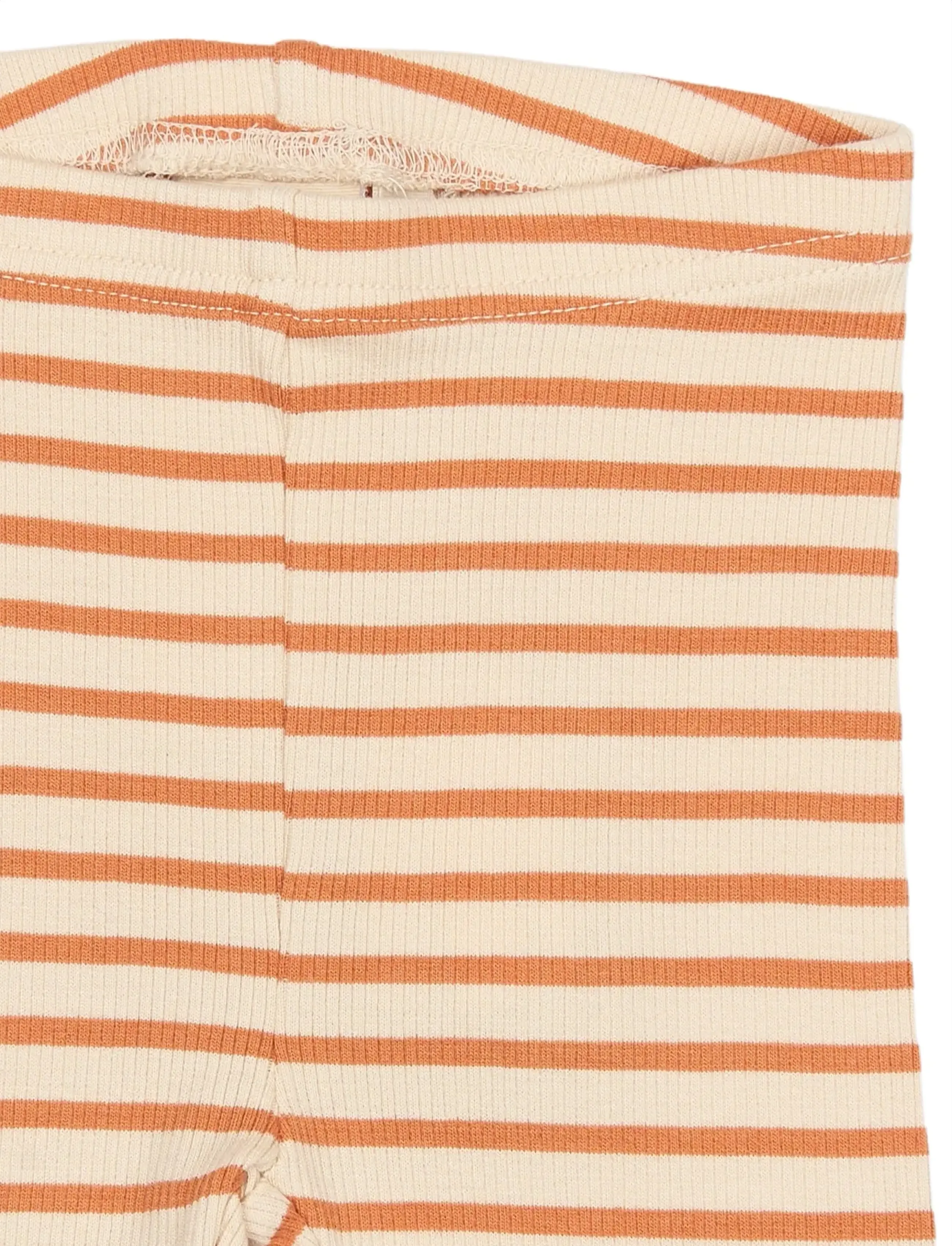 Petit Piao - PPSky Leggings - leggings - coral gold striped - 2