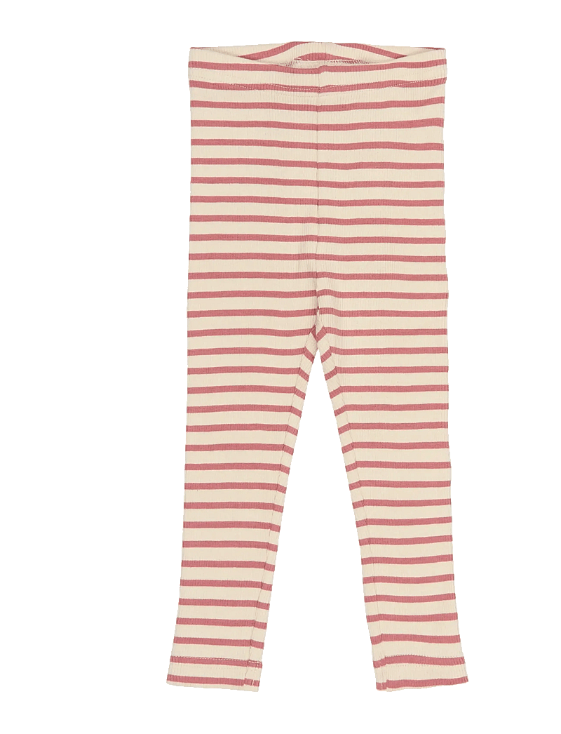 Petit Piao - PPSky Leggings - retuusid - dusty rose striped - 0