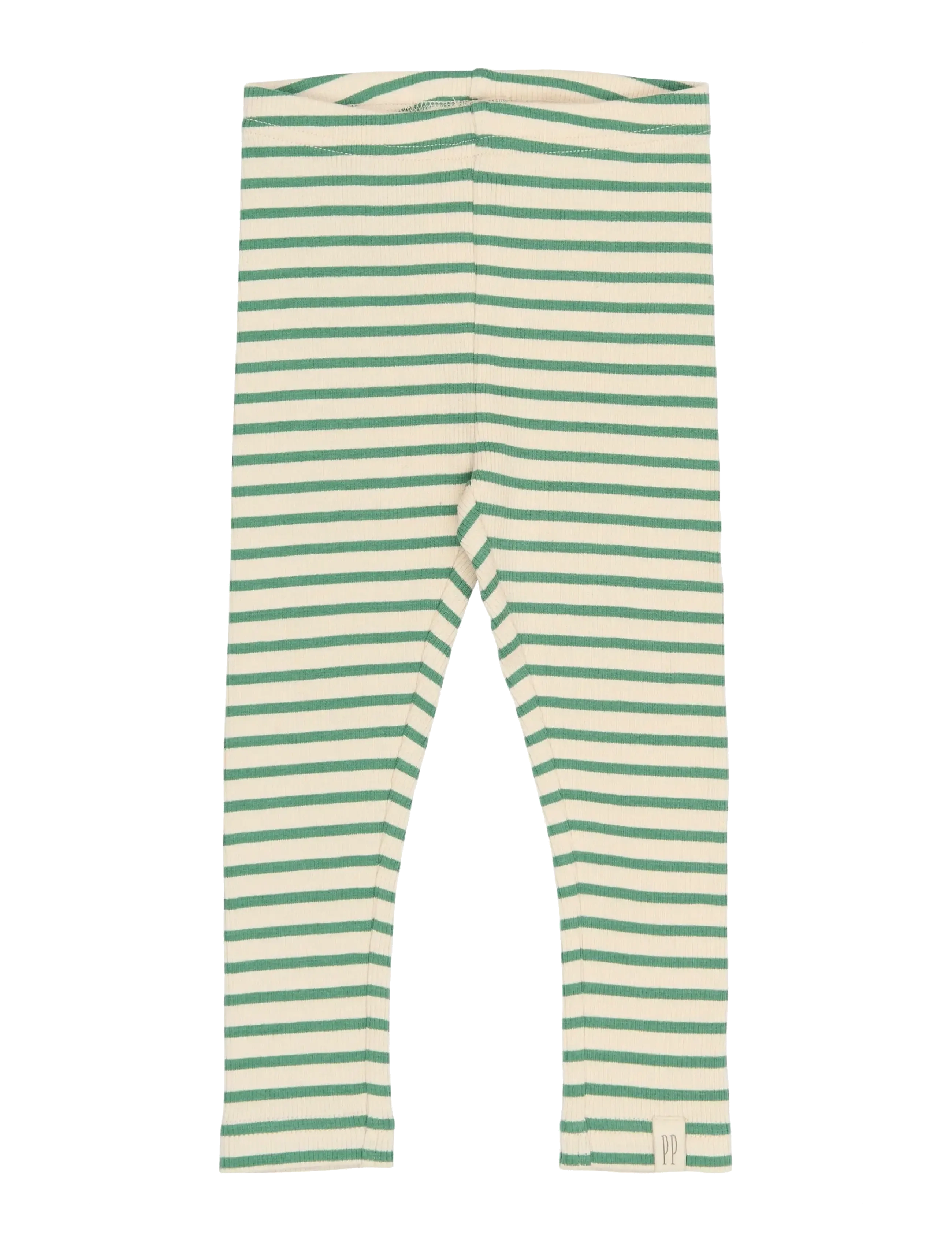 Petit Piao PPSky Leggings - Leggings - FROSTY SPRUCE STRIPED / green