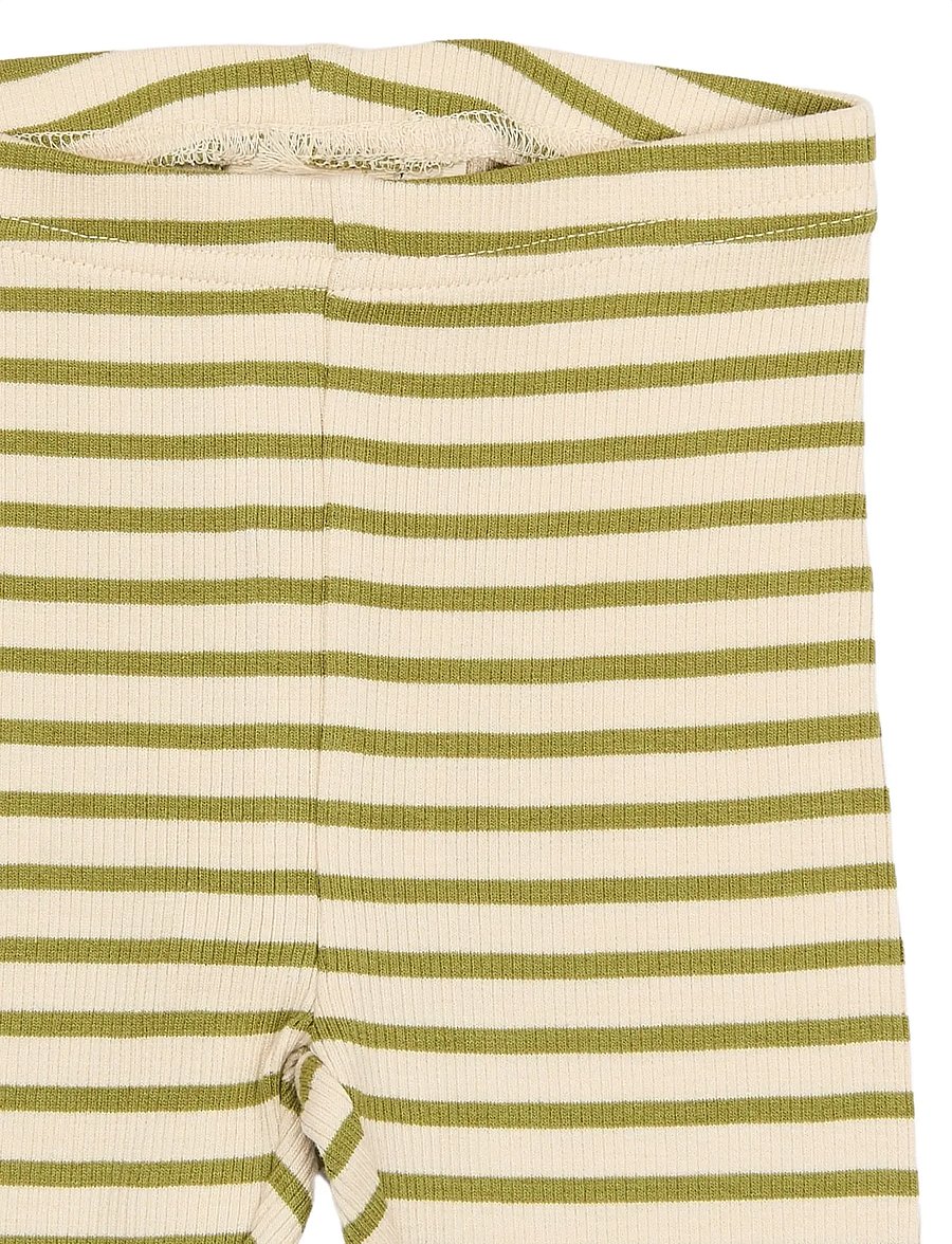 Petit Piao - PPSky Leggings - retuusid - mosstone striped - 2