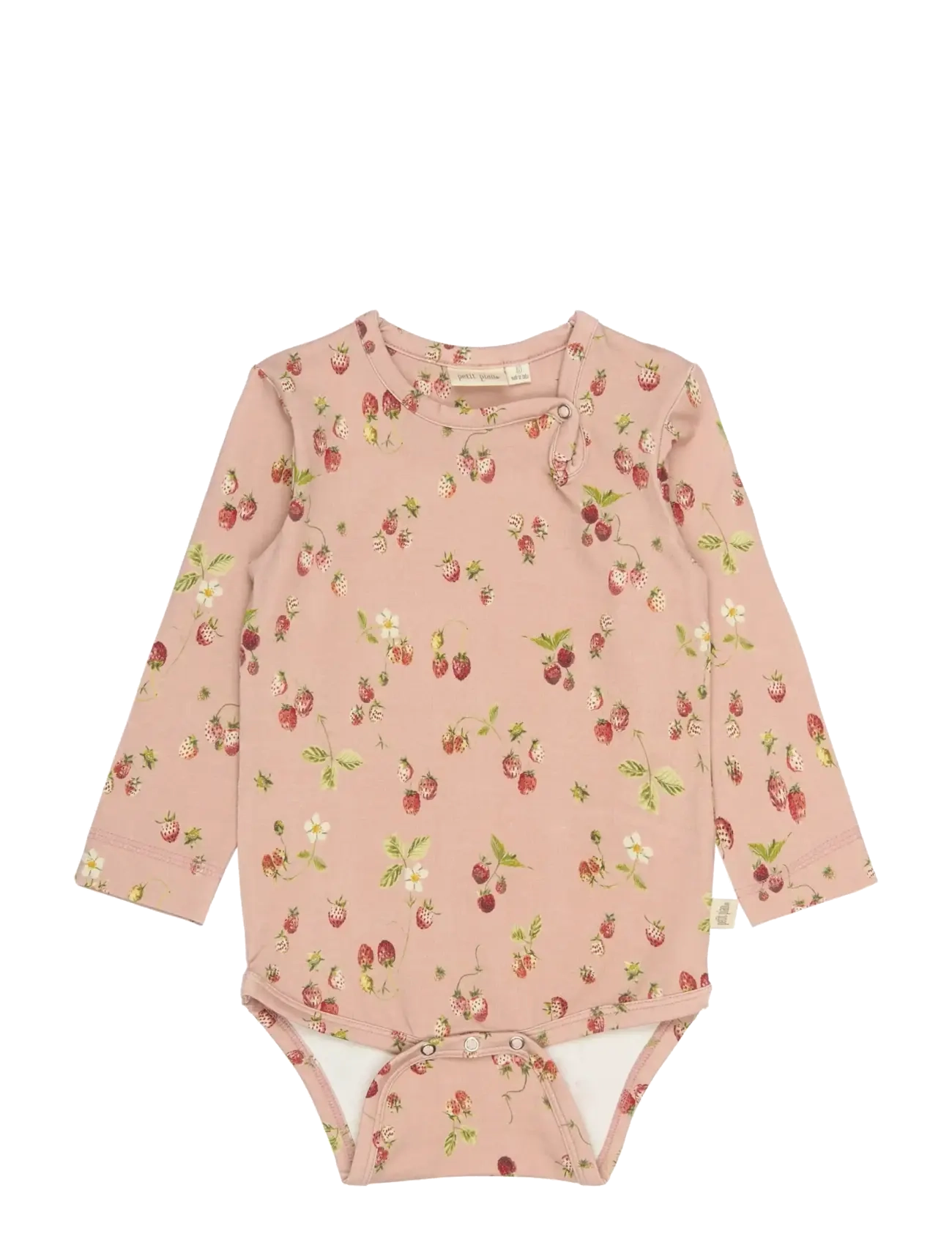Petit Piao PPStar L_S Body - Petit Piao - MISTY ROSE STRAWBERRY AOP / pink/rose