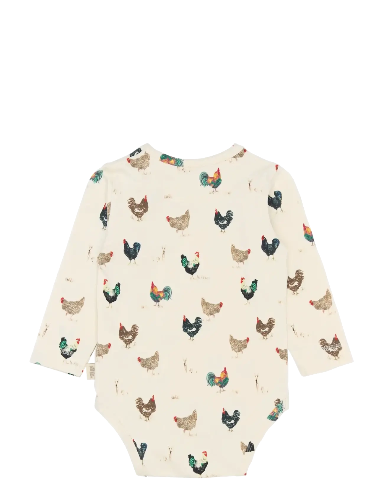 Petit Piao - PPStar L_S Body - long-sleeved bodies - eggnog rooster aop - 2