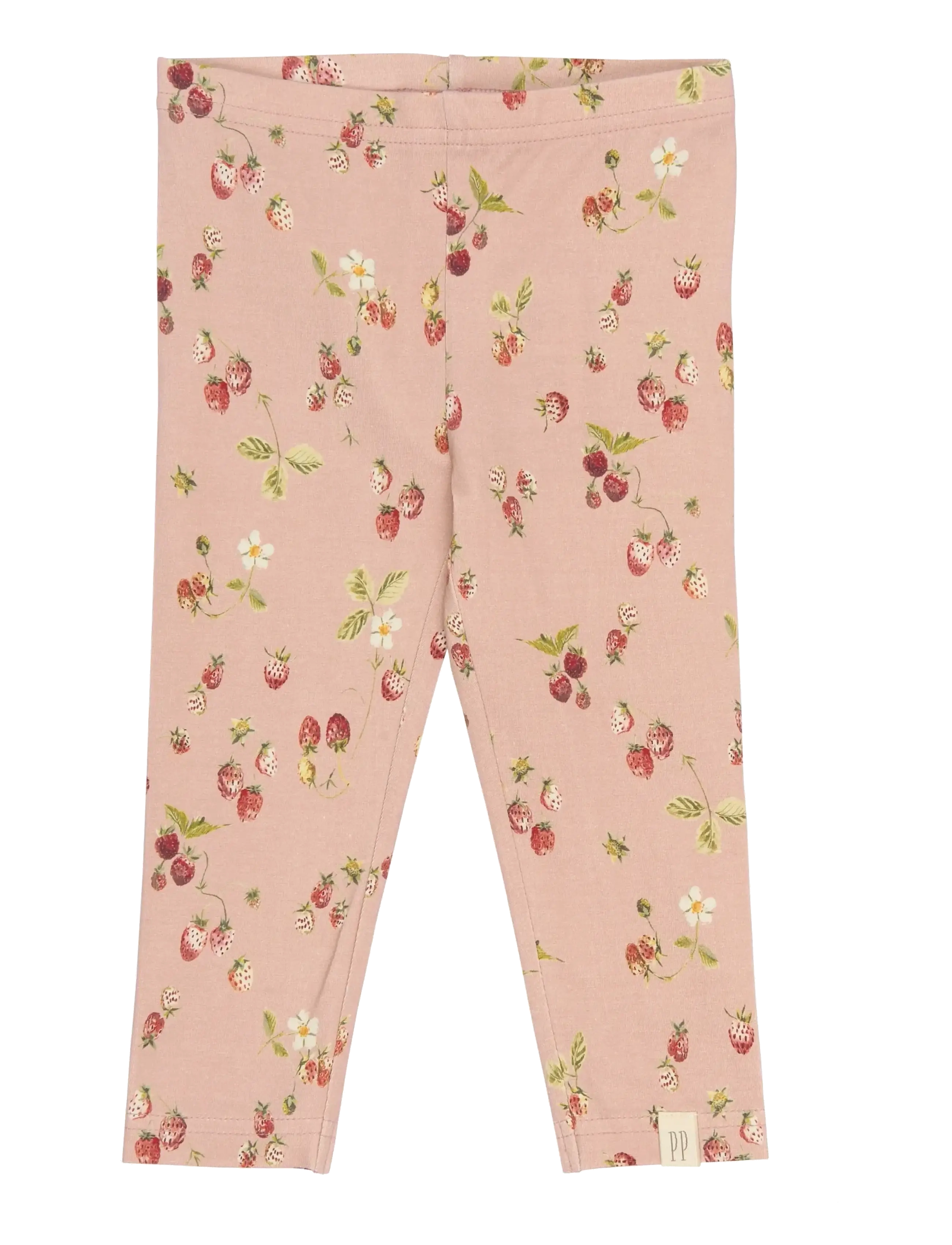 Petit Piao PPStar Leggings - Kläder - MISTY ROSE STRAWBERRY AOP / pink/rose