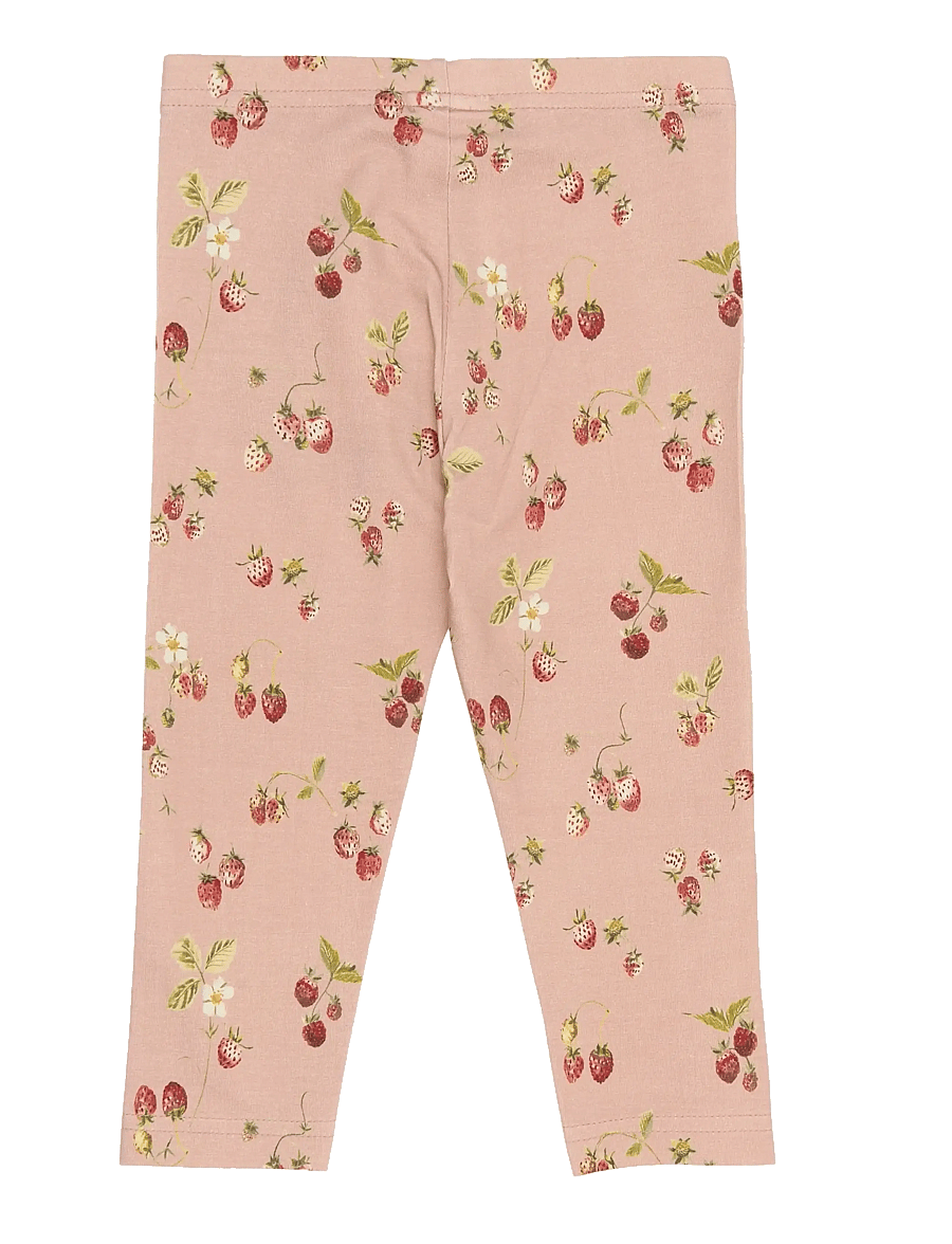 Petit Piao - PPStar Leggings - leginsy - misty rose strawberry aop - 2