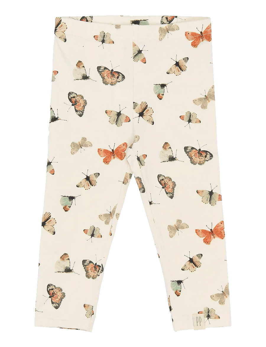 Petit Piao - PPStar Leggings - leggings - eggnog butterfly aop - 1