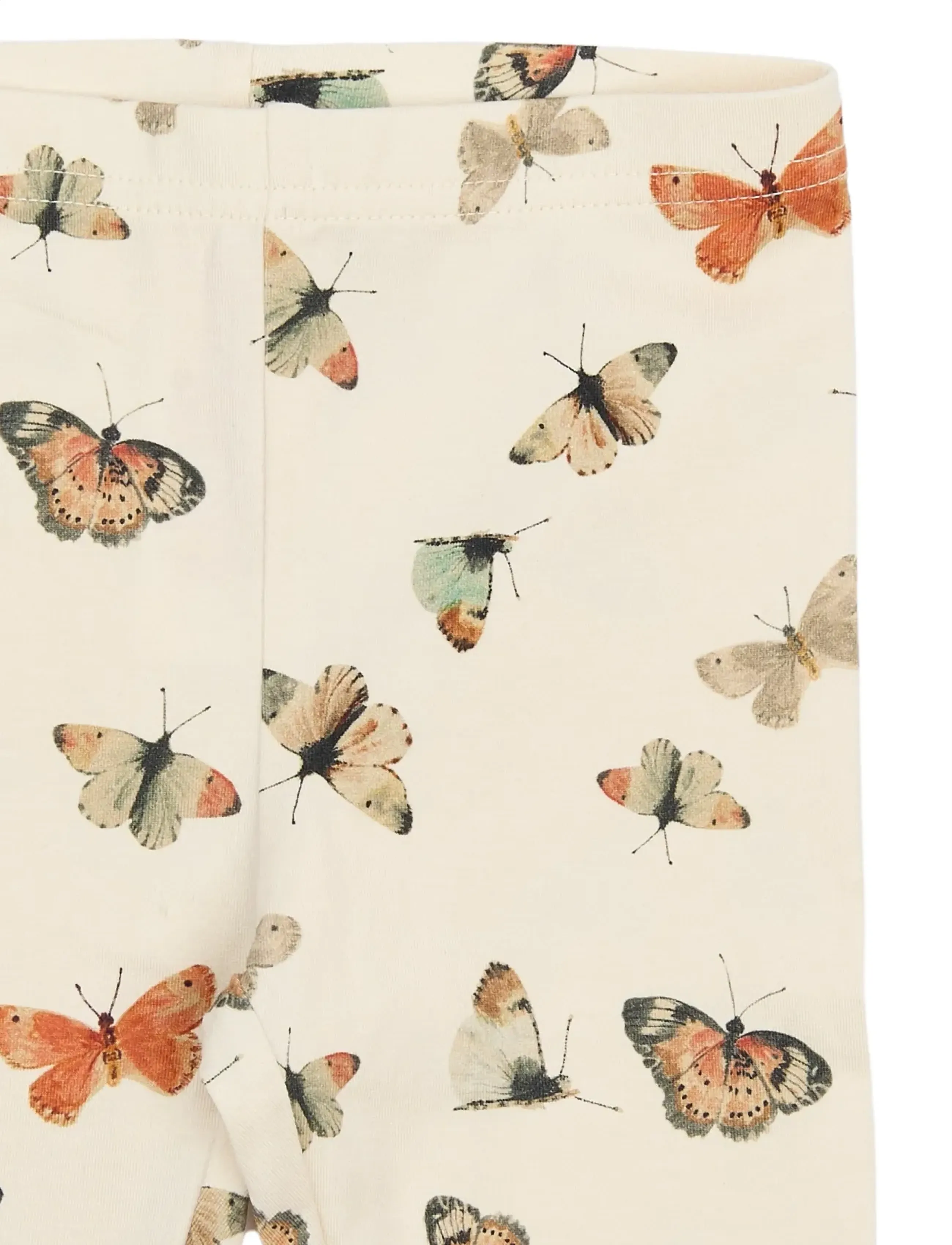 Petit Piao - PPStar Leggings - leggings - eggnog butterfly aop - 4