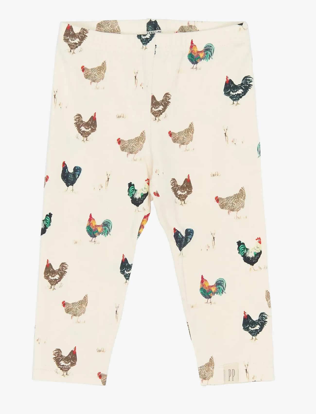 Petit Piao - PPStar Leggings - leggings - eggnog rooster aop - 0