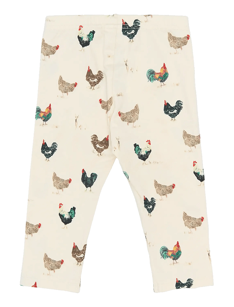 Petit Piao - PPStar Leggings - leggings - eggnog rooster aop - 1
