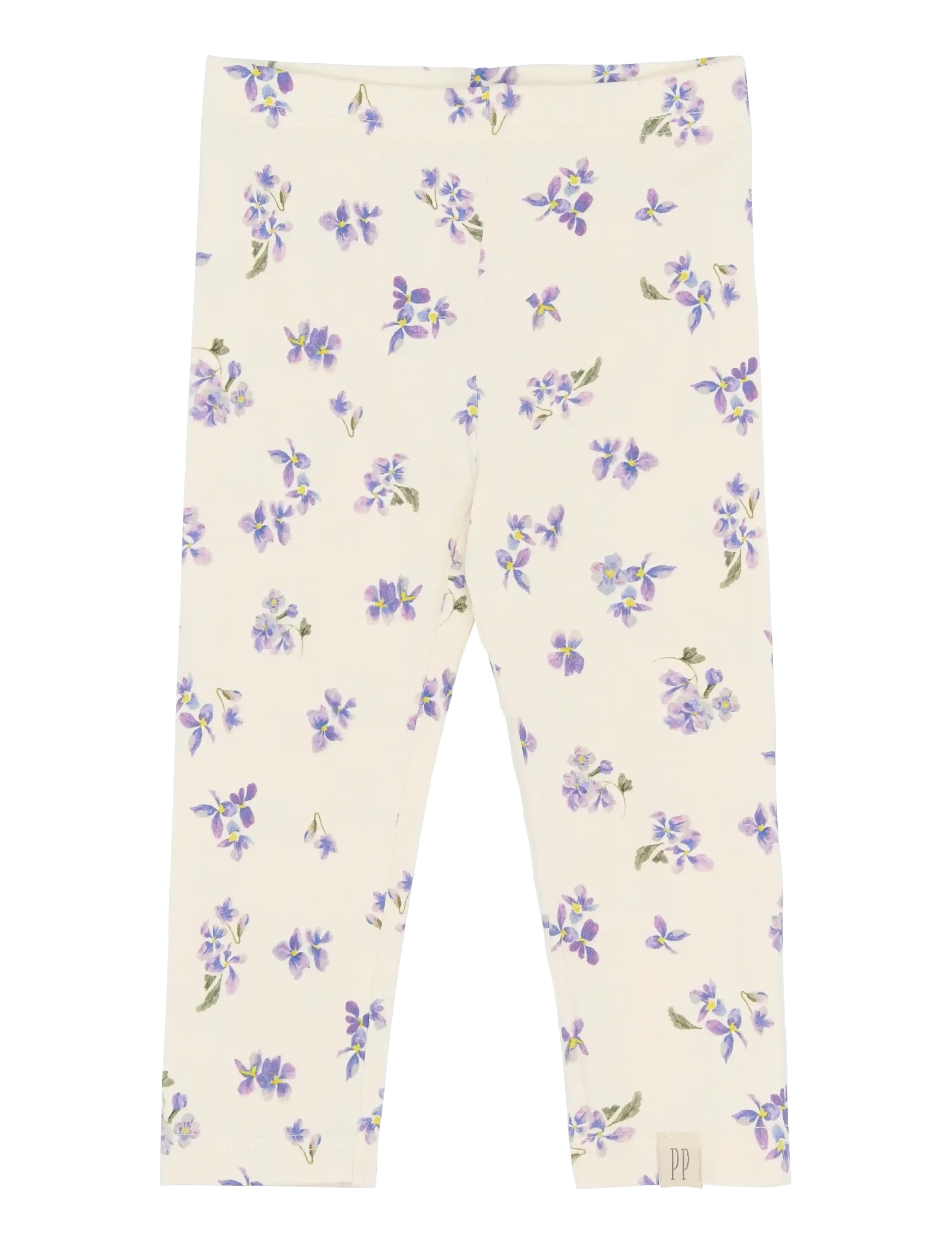 Petit Piao PPStar Leggings - Baby 44-92 - EGGNOG VIOLA AOP / purple