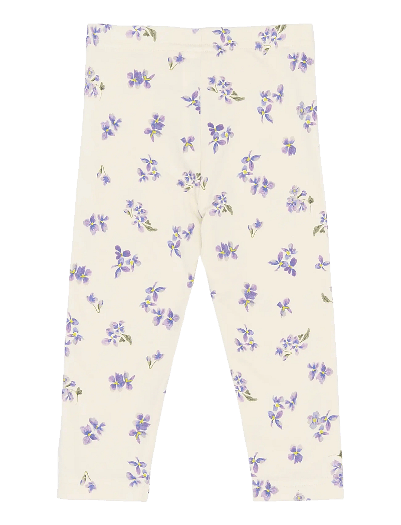 Petit Piao - PPStar Leggings - leggings - eggnog viola aop - 2