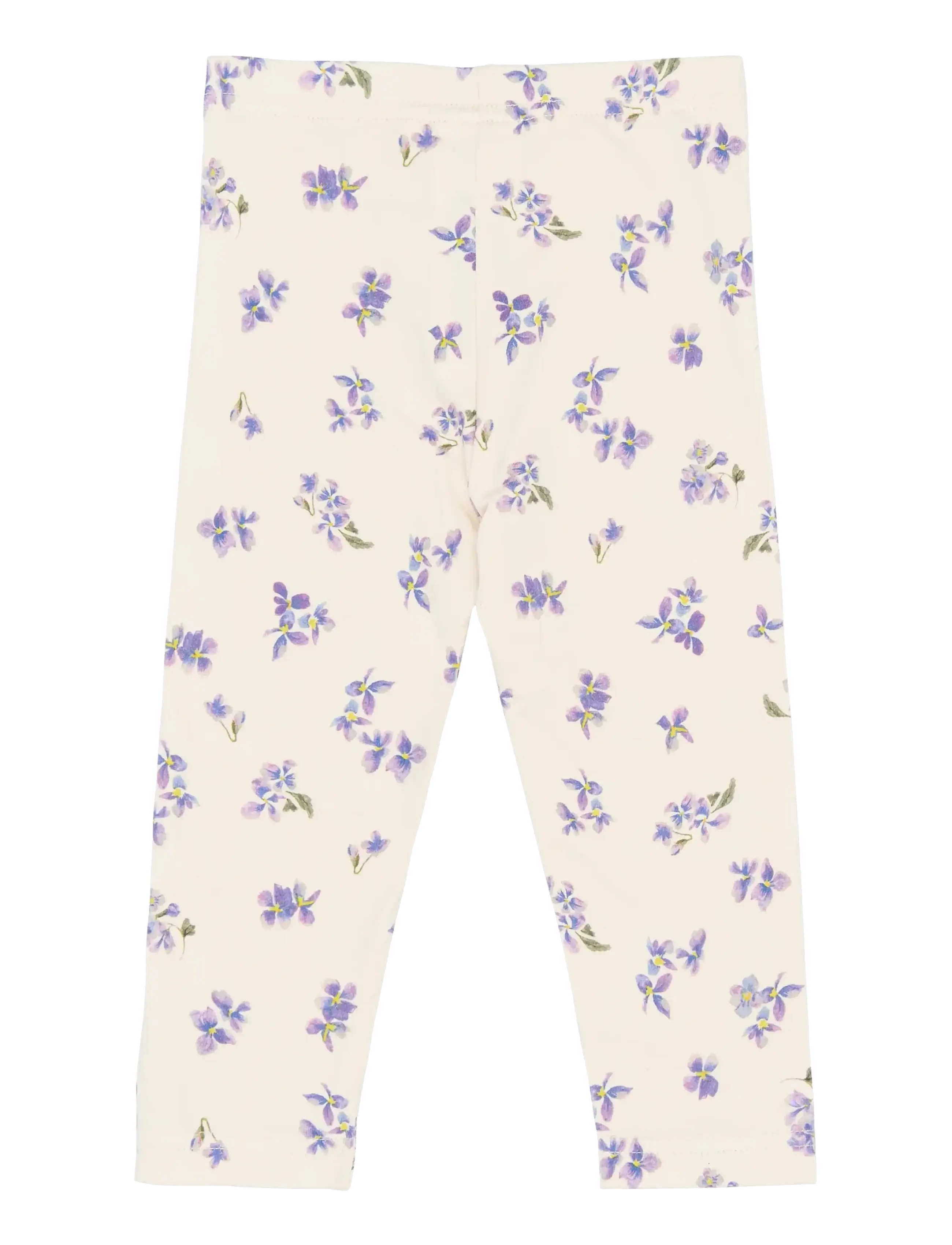 Petit Piao - PPStar Leggings - leggings - eggnog viola aop - 2