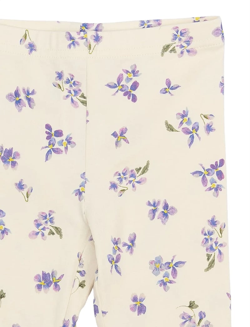 Petit Piao - PPStar Leggings - leggings - eggnog viola aop - 3
