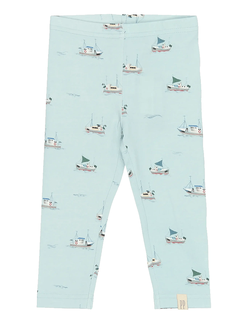 Petit Piao - PPStar Leggings - leggings - illusion blue boat aop - 0