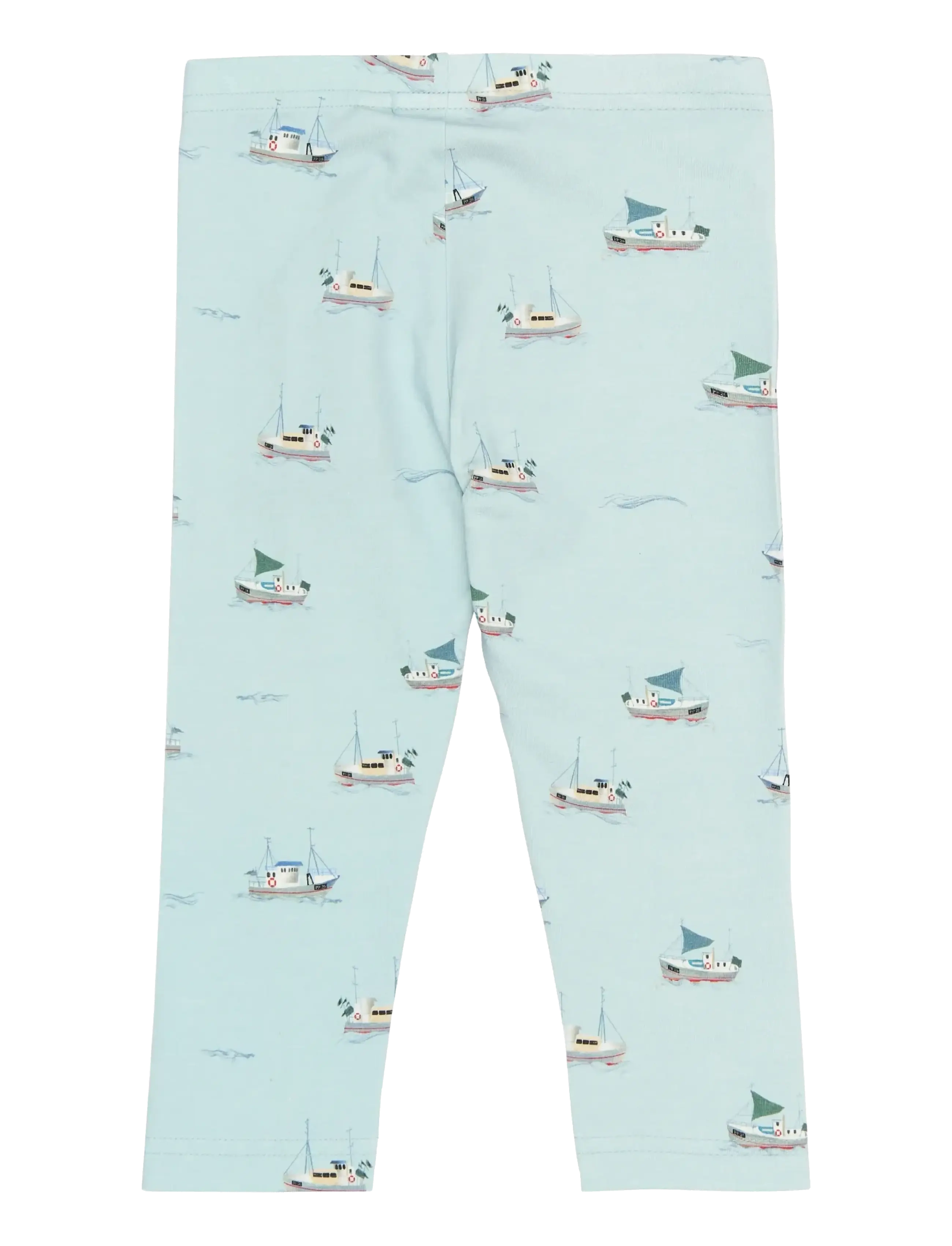 Petit Piao - PPStar Leggings - gode sommertilbud - illusion blue boat aop - 1