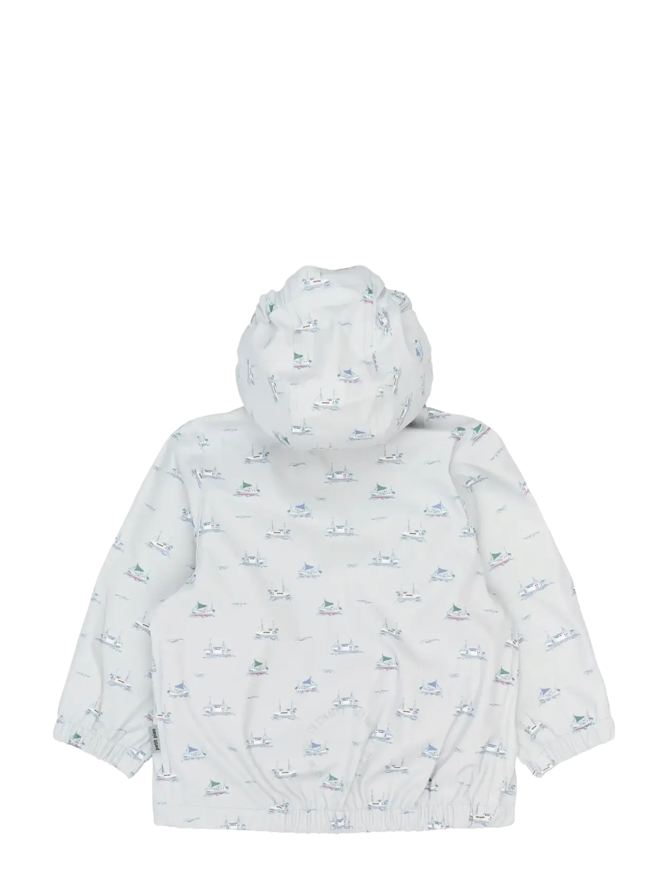Petit Piao - PPDai Rainwear Set W. Susp. - vihmakomplektid - pearl blue boat aop - 1