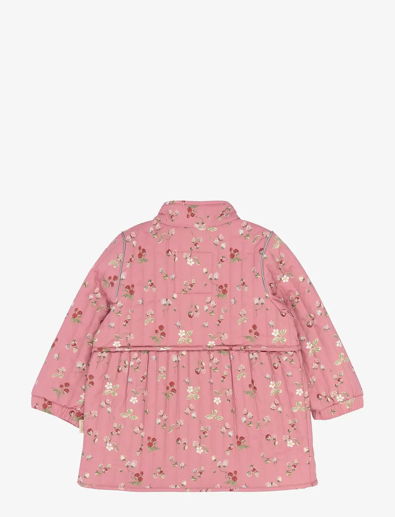 Petit Piao - PPEver Thermo Long Jacket - quiltede jakker - dusty rose strawberry aop - 2