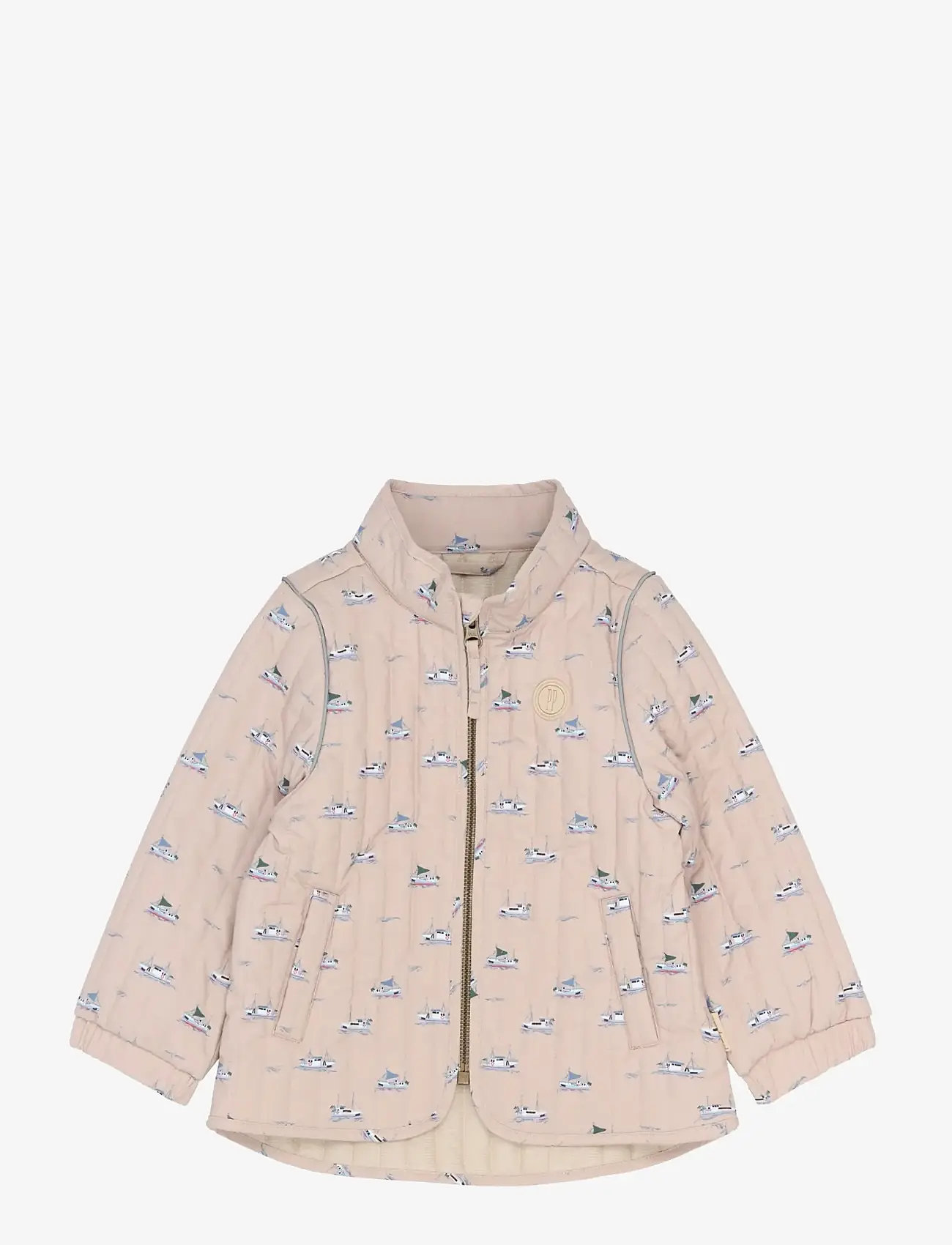 Petit Piao - PPEver Thermo Jacket - steppjacken - oxford tan boat aop - 1