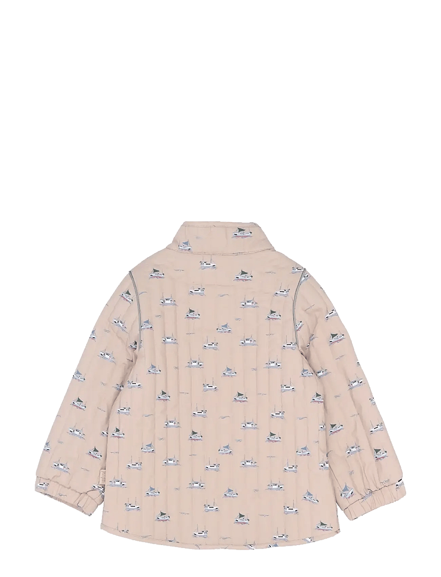 Petit Piao - PPEver Thermo Jacket - stepētas virsjakas - oxford tan boat aop - 2