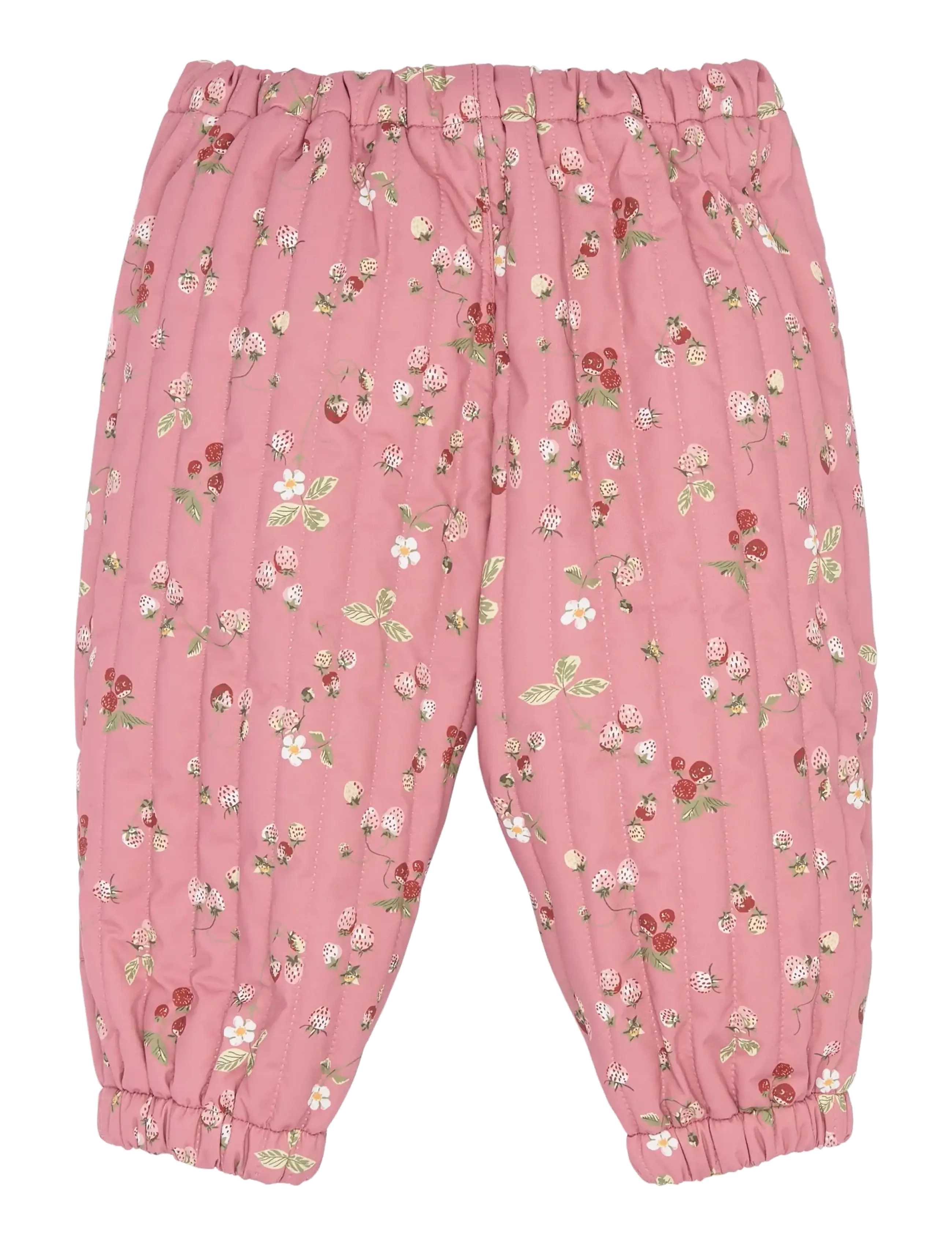 Petit Piao - PPEver Thermo Pants - Överdragsbyxor - dusty rose strawberry aop - 2