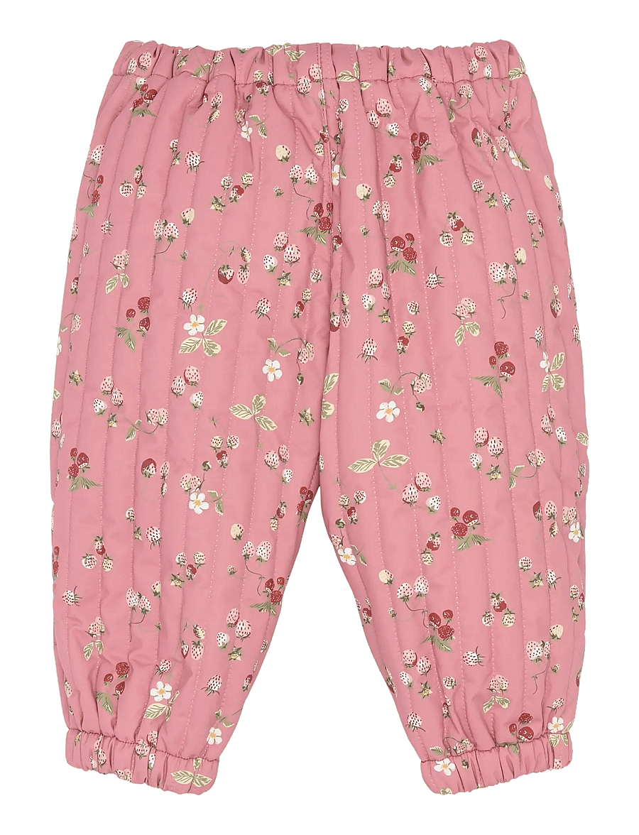 Petit Piao - PPEver Thermo Pants - thermo-hose - dusty rose strawberry aop - 2