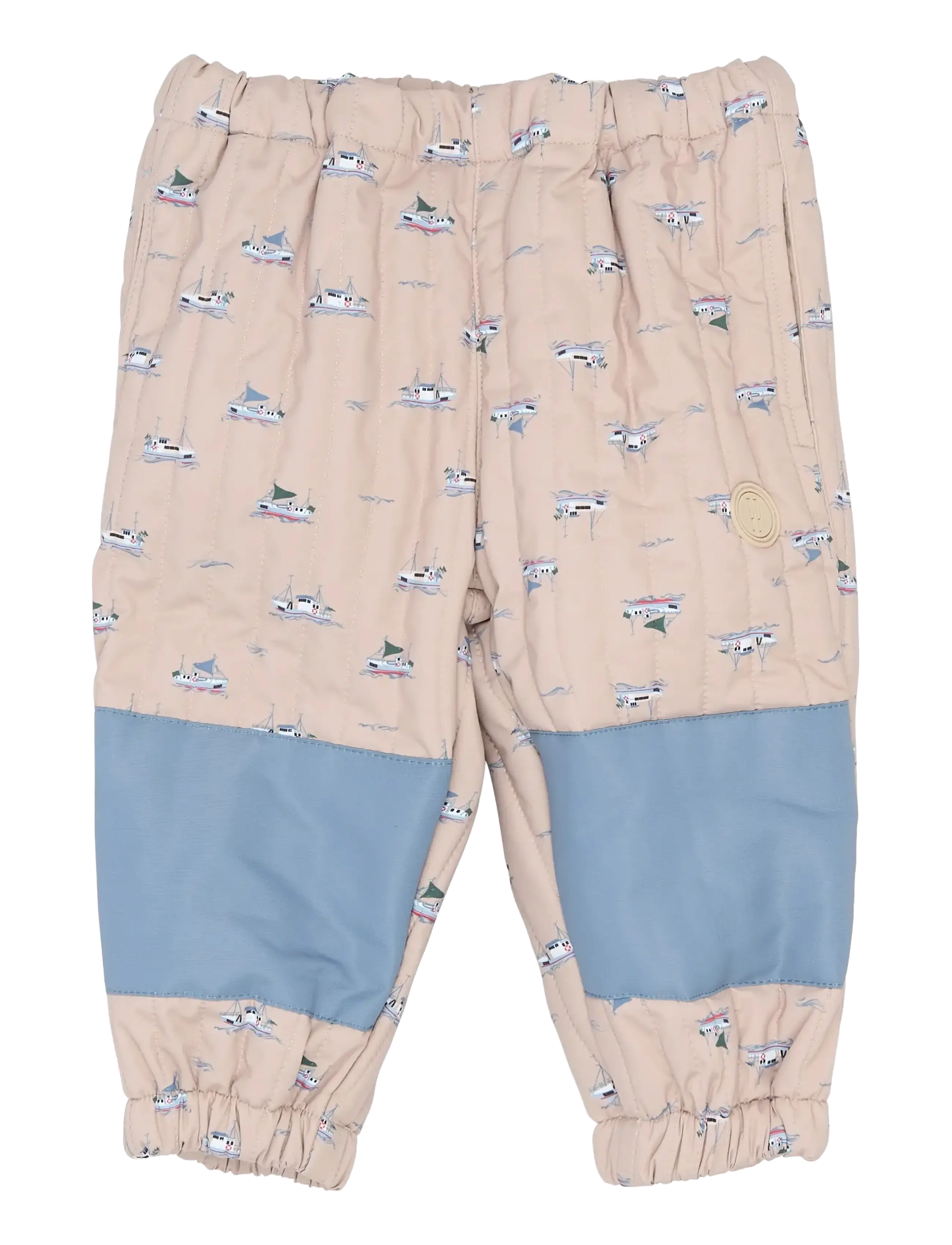 Petit Piao PPEver Thermo Pants - Ytterkläder - OXFORD TAN BOAT AOP / beige