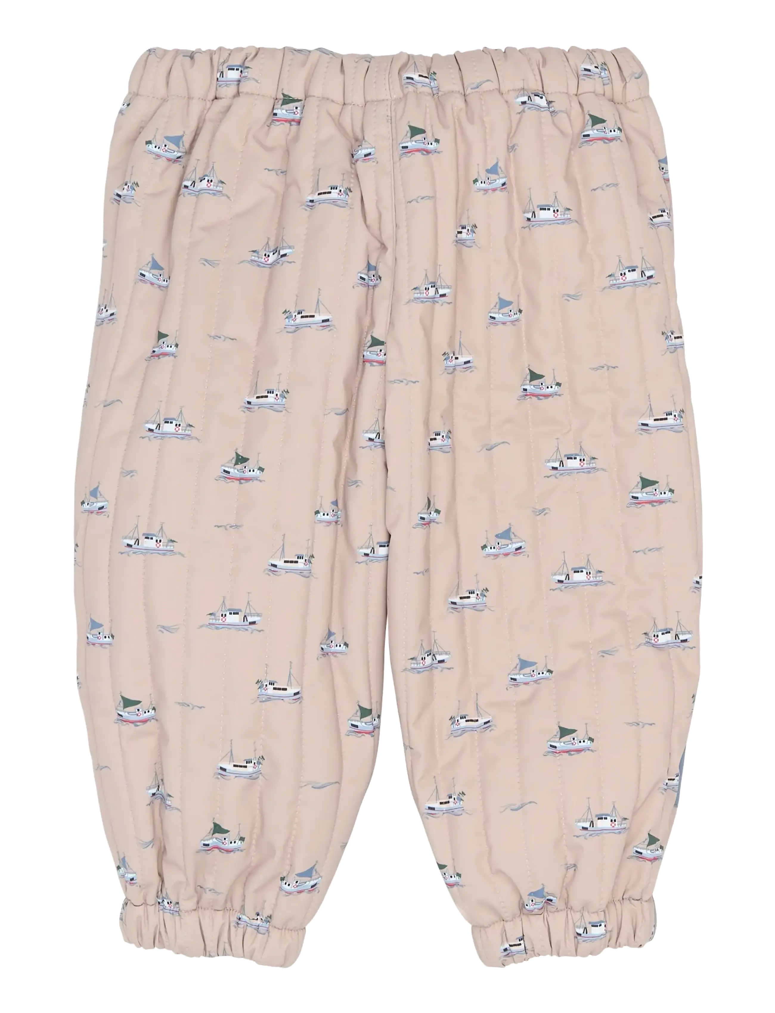 Petit Piao - PPEver Thermo Pants - termobukser - oxford tan boat aop - 1
