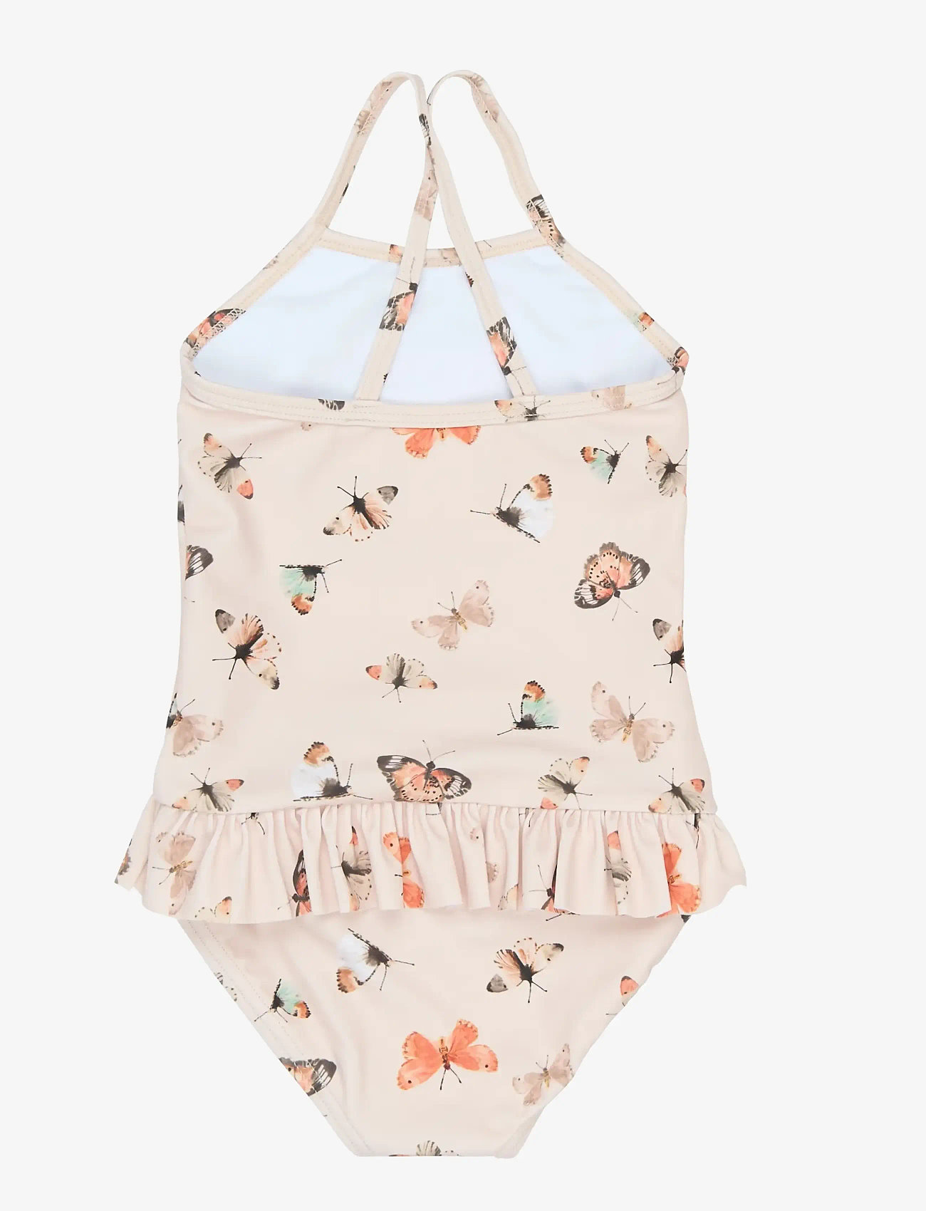 Petit Piao - PPEm Frill Swimsuit - ujumistrikood - fog butterfly aop - 1