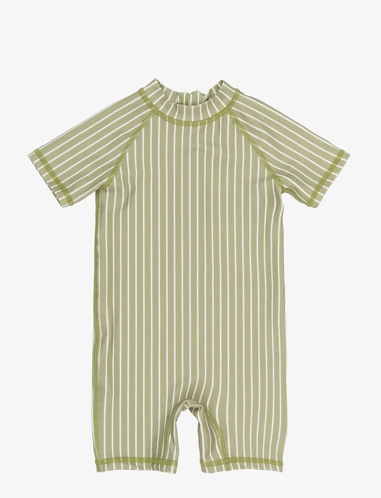 Petit Piao - PPEmmet S_S Swim Jumpsuit - badedragter - mosstone - 0