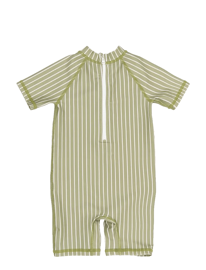 Petit Piao - PPEmmet S_S Swim Jumpsuit - badedragter - mosstone - 1