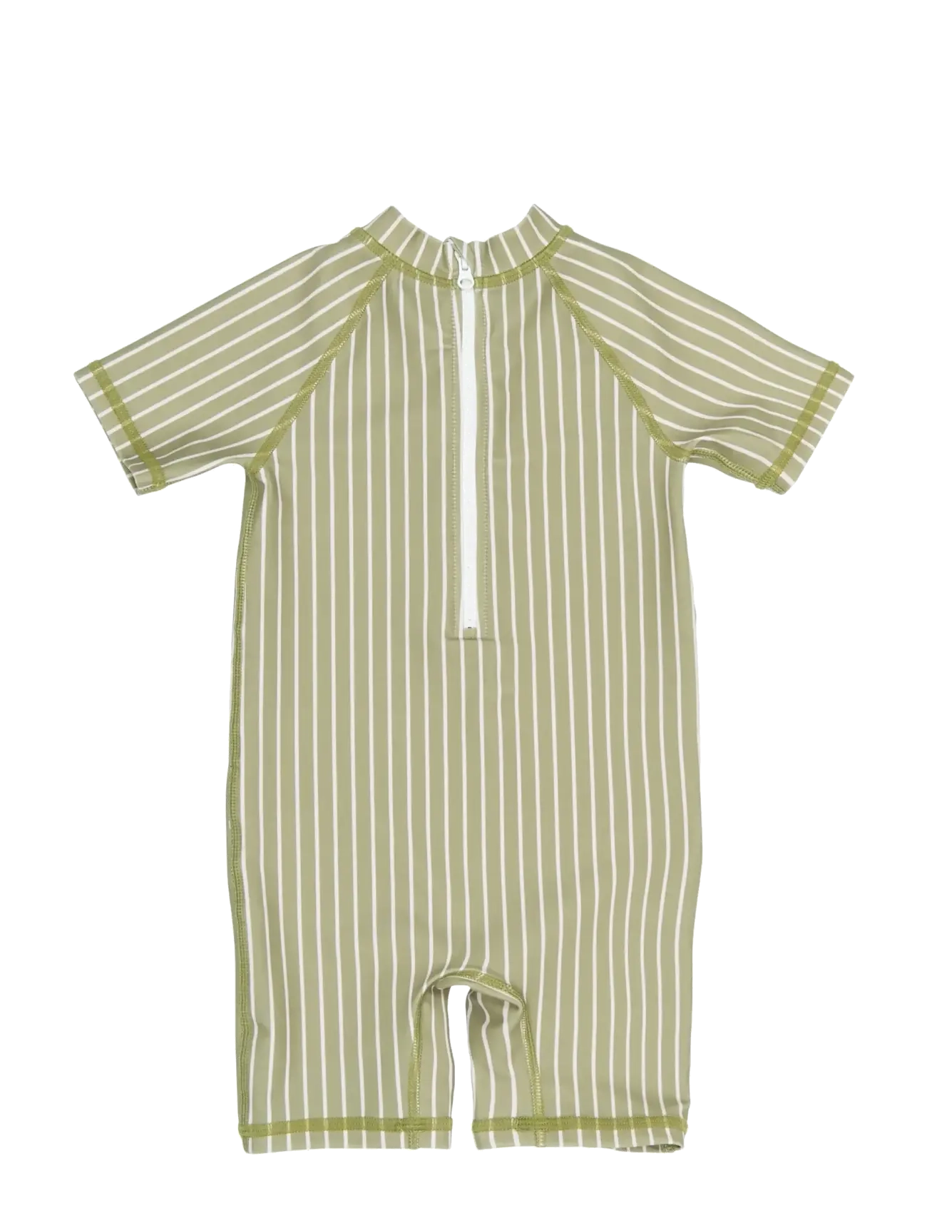 Petit Piao - PPEmmet S_S Swim Jumpsuit - badeanzüge - mosstone - 1
