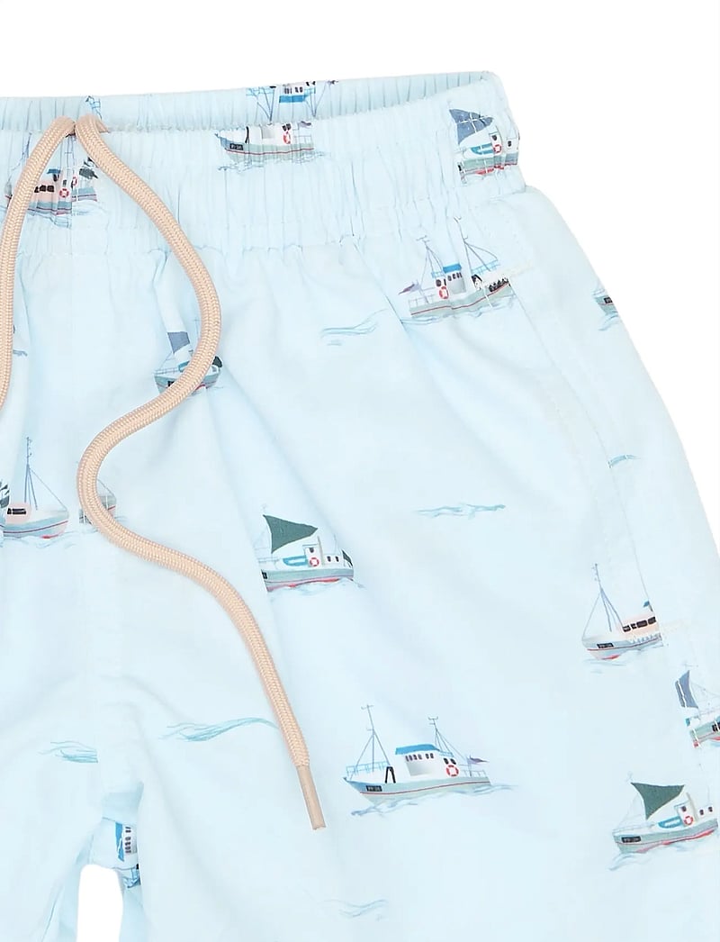 Petit Piao - PPErel Swim Shorts - maudymosi šortai - illusion blue boat aop - 3