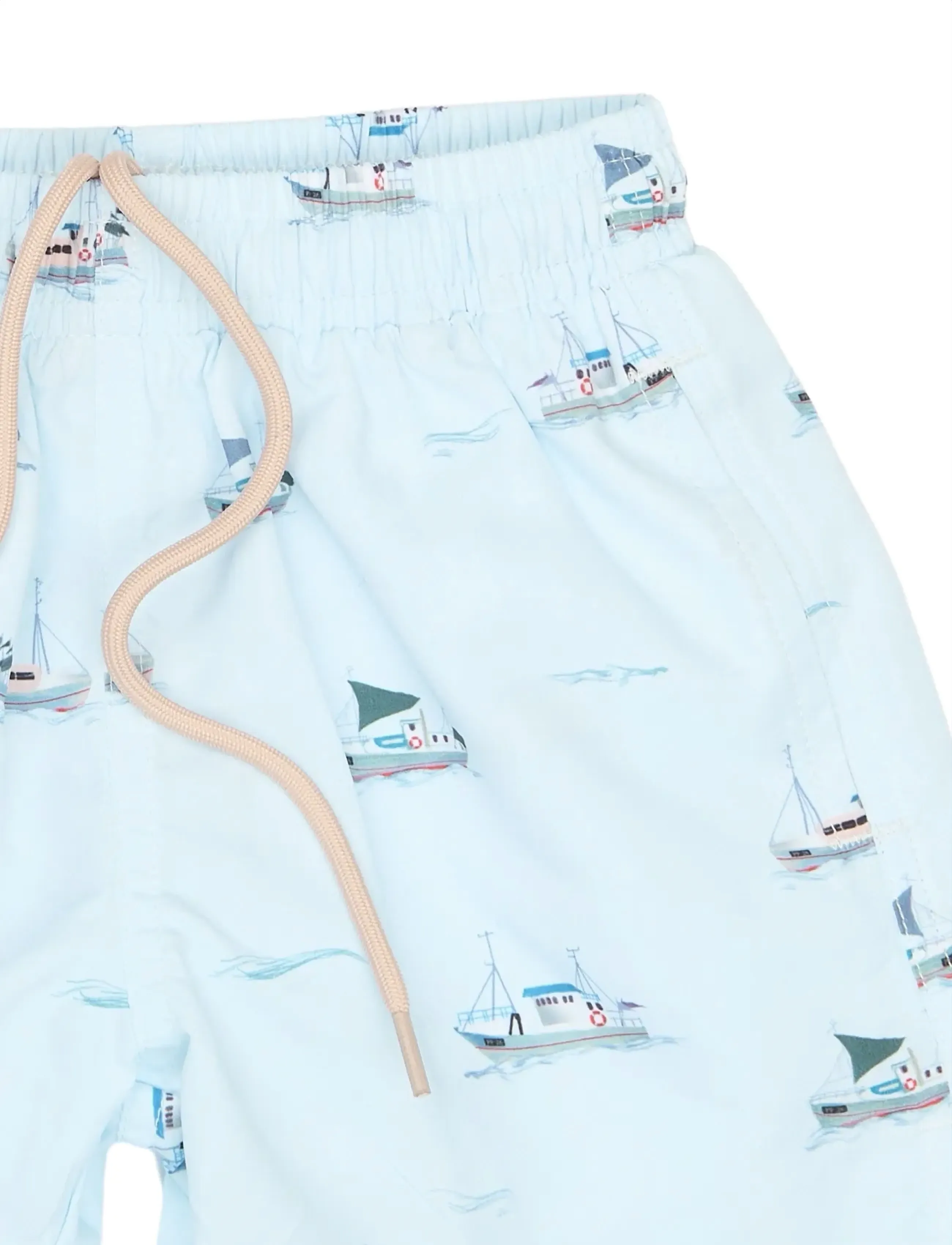 Petit Piao - PPErel Swim Shorts - swimshorts - illusion blue boat aop - 3