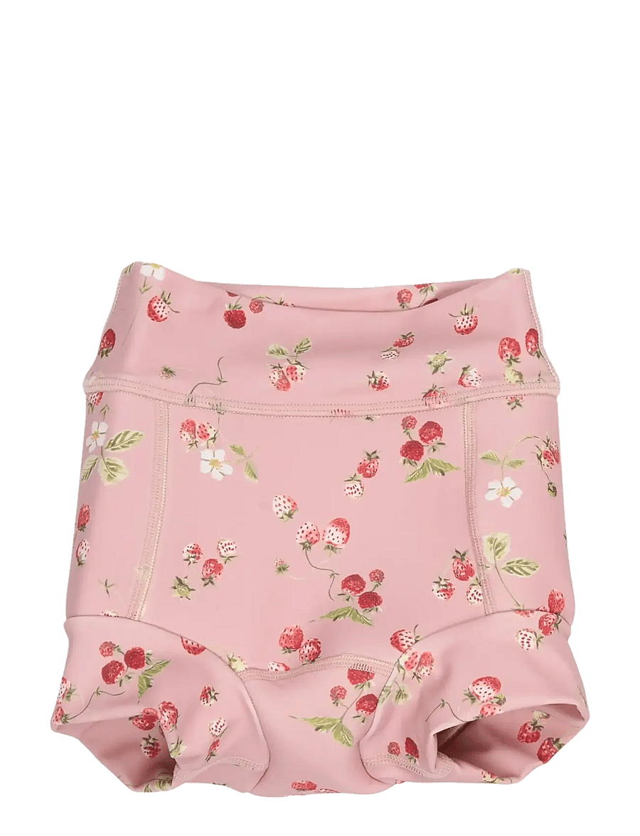 Petit Piao - PPExa Swim Diaper - uimavaipat - misty rose strawberry aop - 1