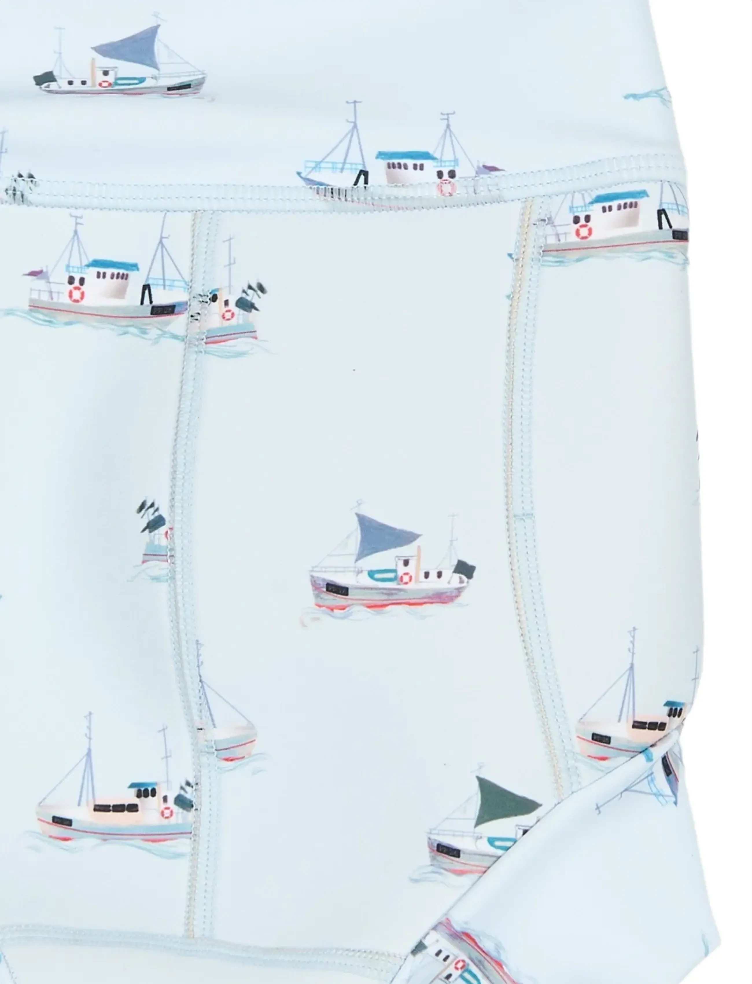 Petit Piao - PPExa Swim Diaper - swim diapers - illusion blue boat aop - 2