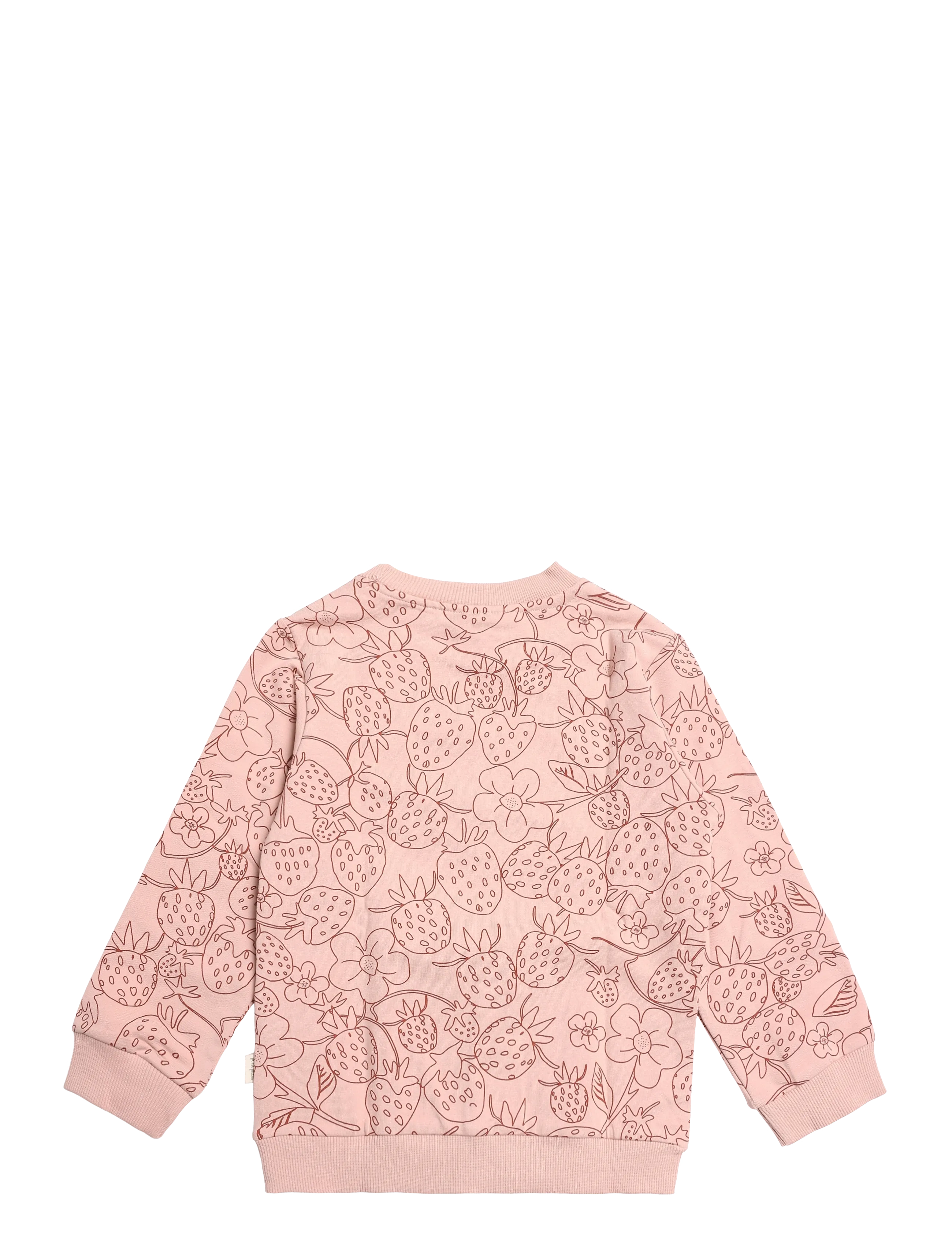 Petit Piao - PPElla Sweatshirt - misty rose strawberry aop - 1