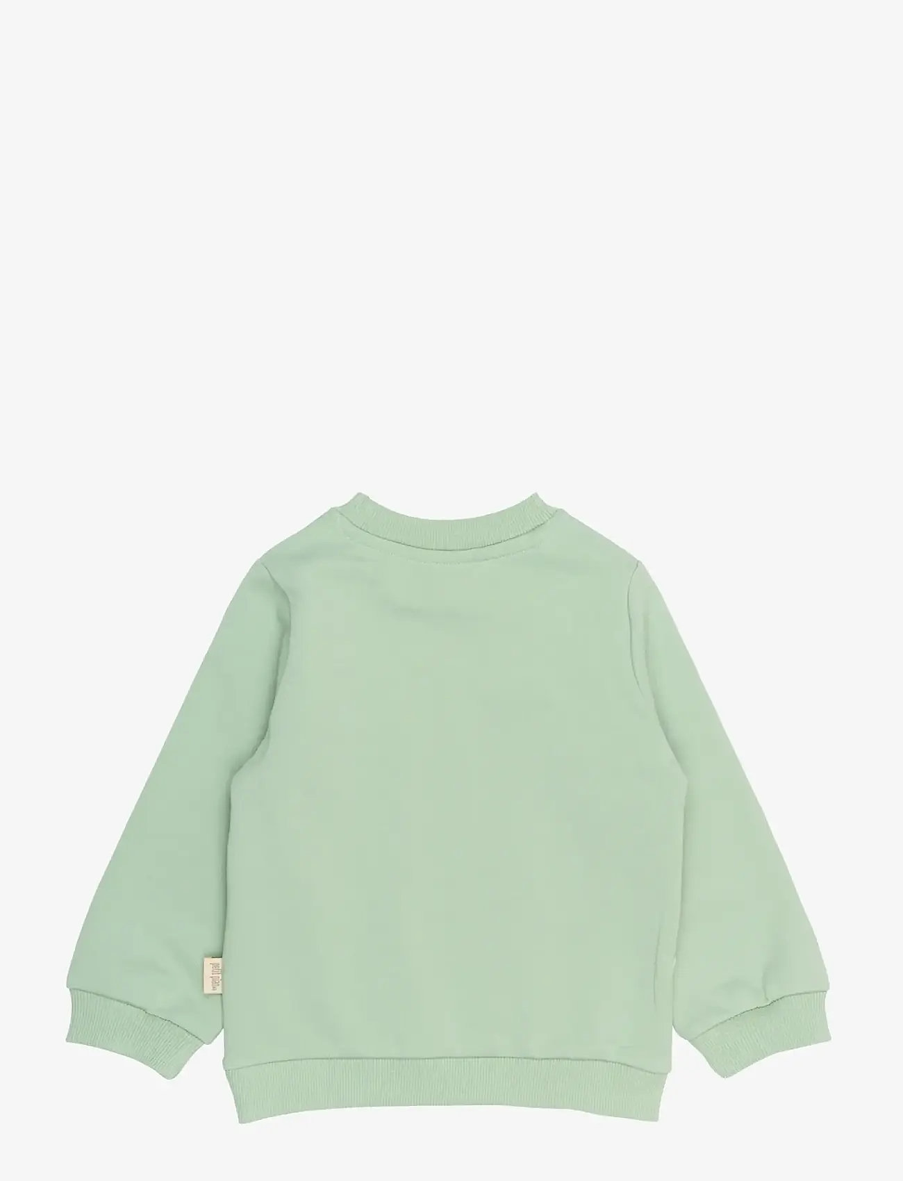 Petit Piao - PPElis Sweatshirt - sweatshirts - frosty green butterfly emb - 2