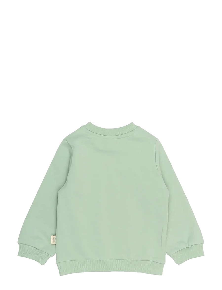 Petit Piao - PPElis Sweatshirt - sweatshirts - frosty green butterfly emb - 2