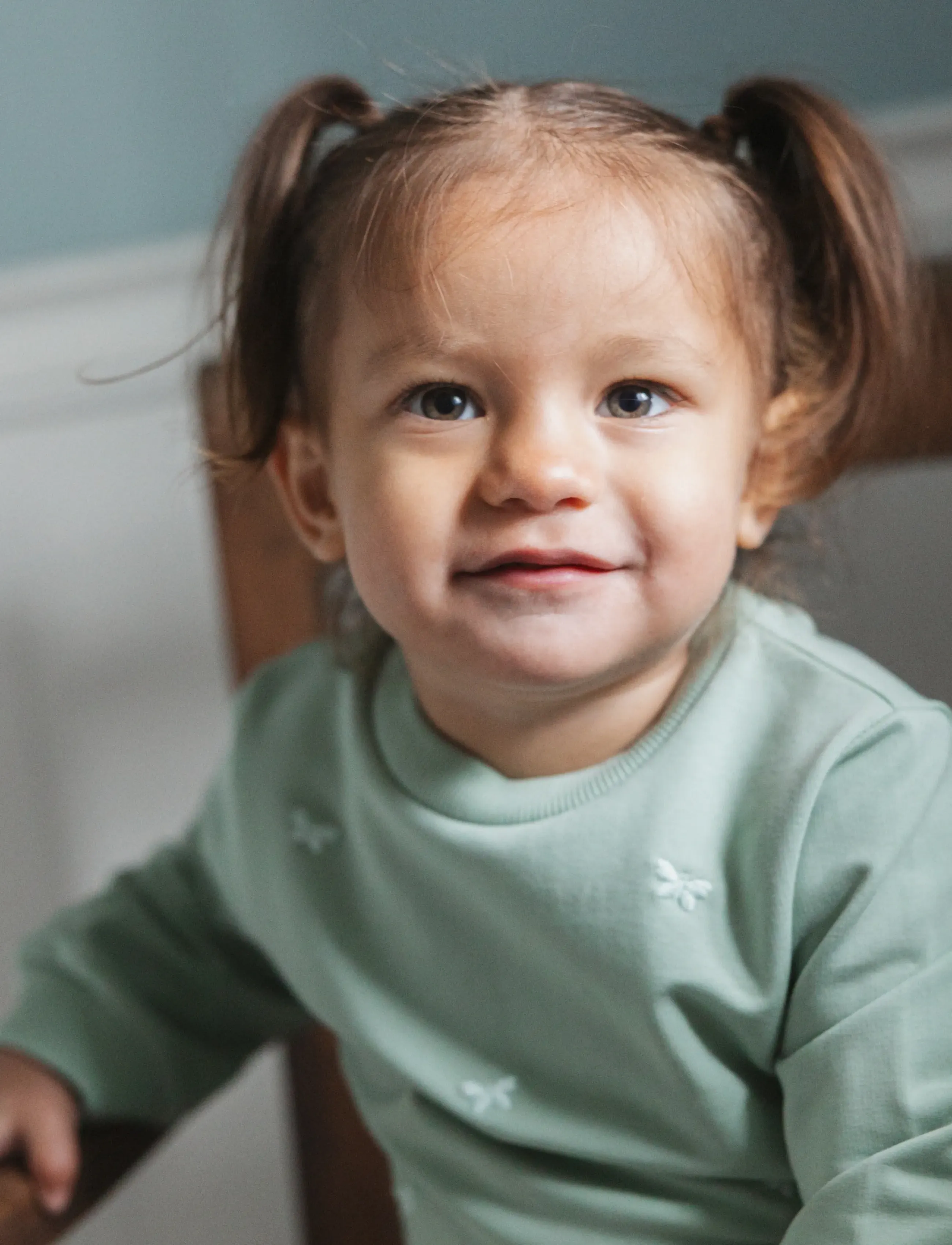 Petit Piao Ppelis Sweatshirt, 116, Green, Sweatshirts & Hættetrøjer > Sweatshirts, Børn