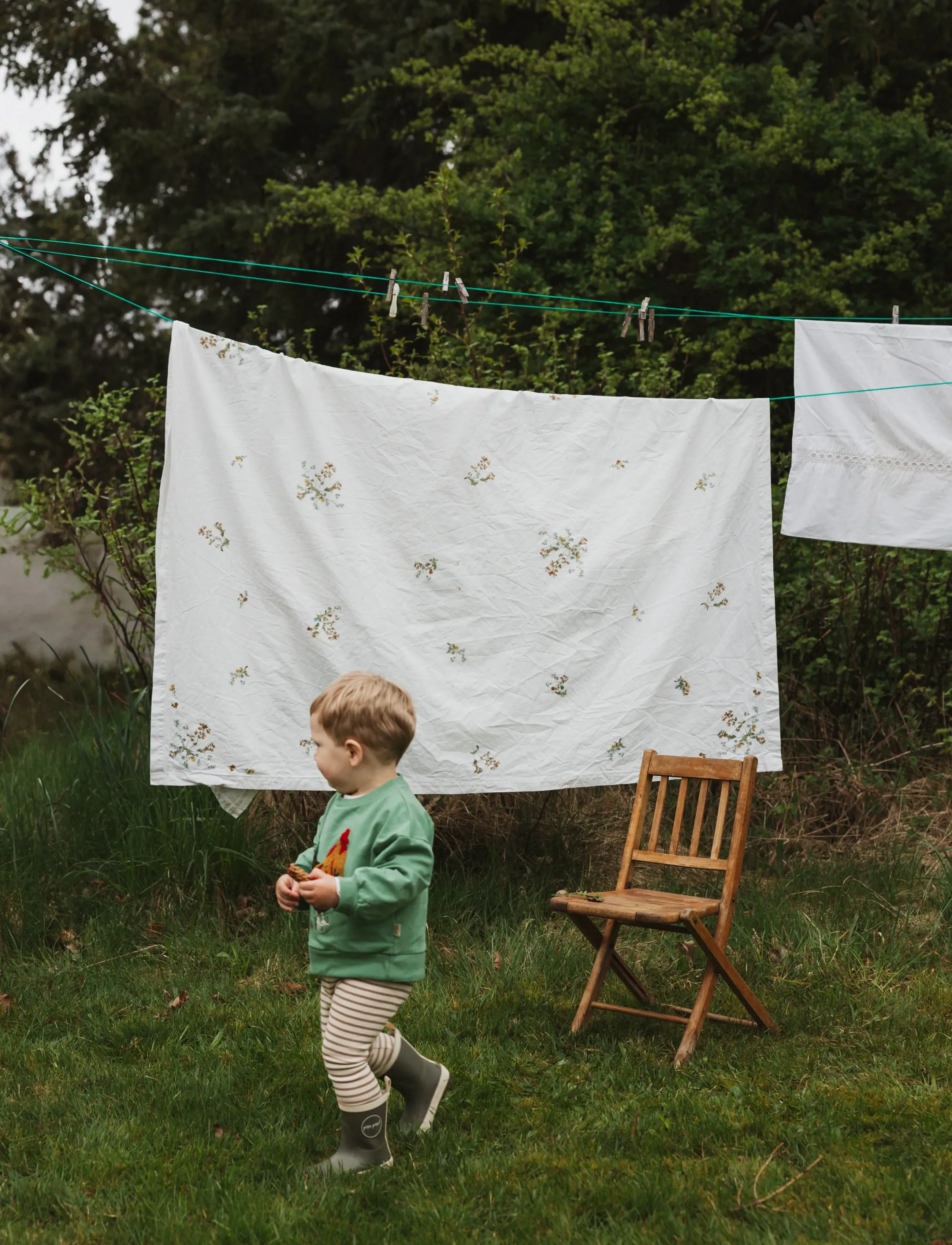 Petit Piao PPElex Sweatshirt - Overdele - FROSTY SPRUCE / green