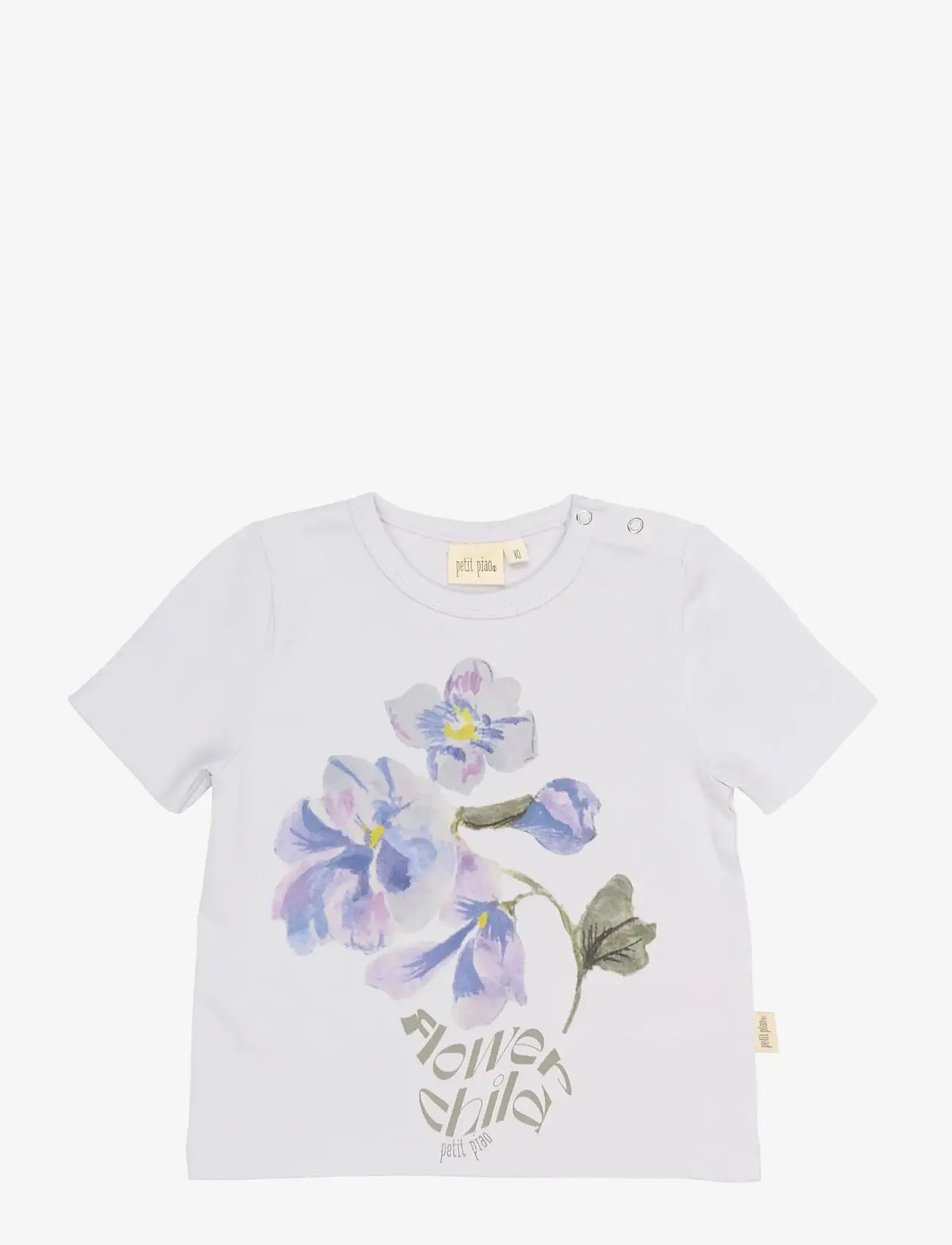 Petit Piao - PPEvelynn OS S_S Tee - kurzärmelige - lilac hint - 1