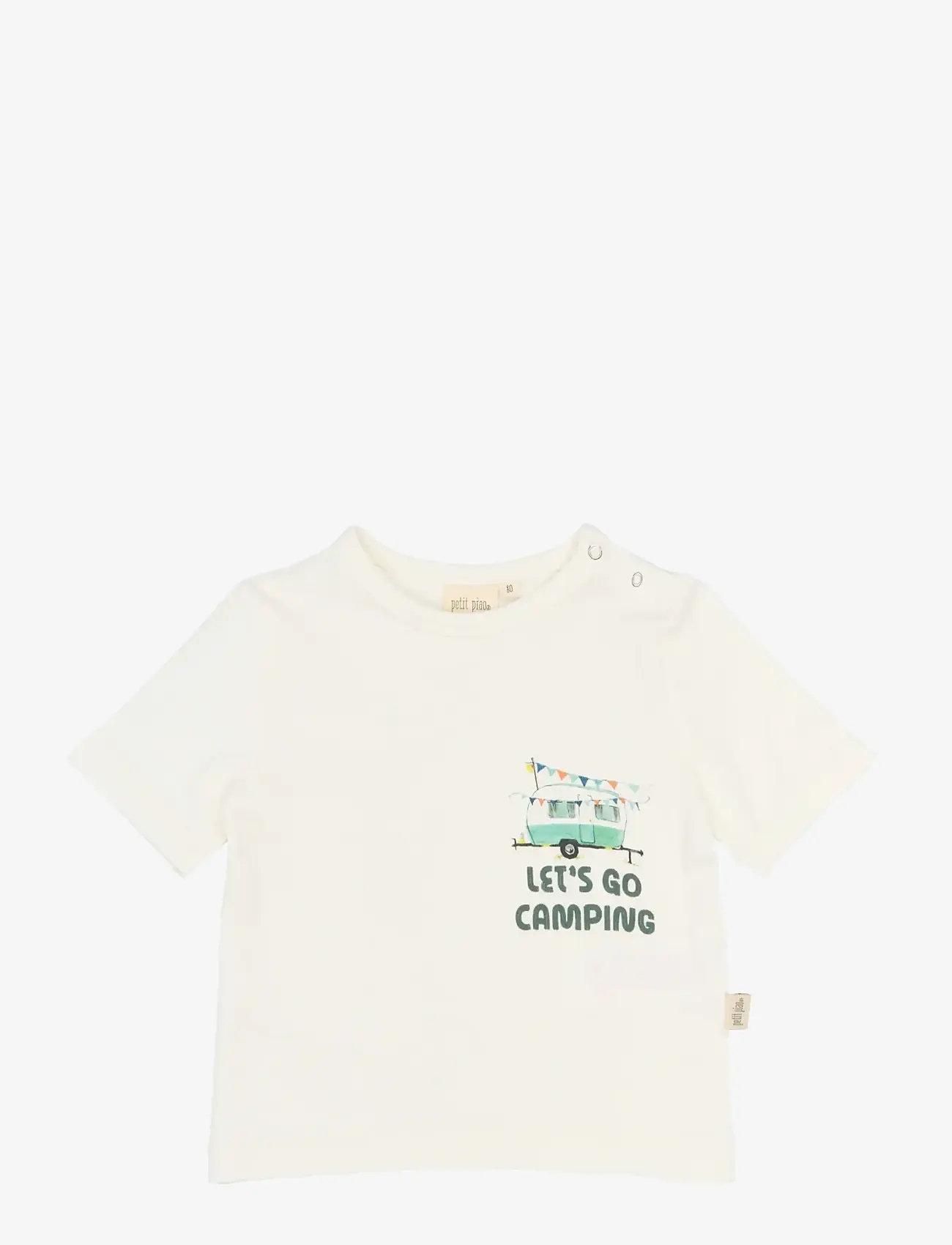 Petit Piao - PPEliah OS S_S Tee - kurzärmelige - cloud dancer - 1